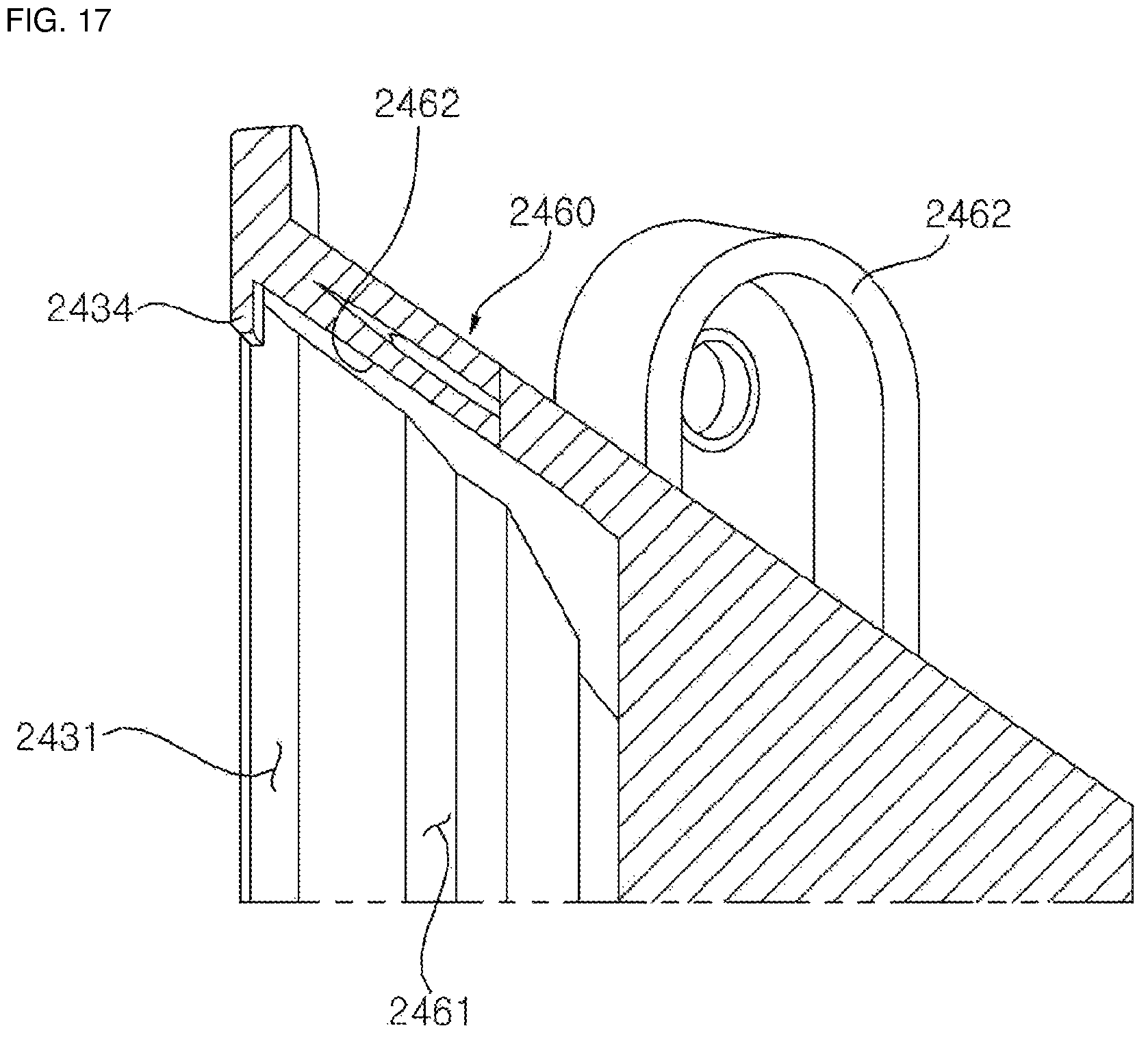 Patent US12366368 Figure 17 – Indoor unit for air conditioner