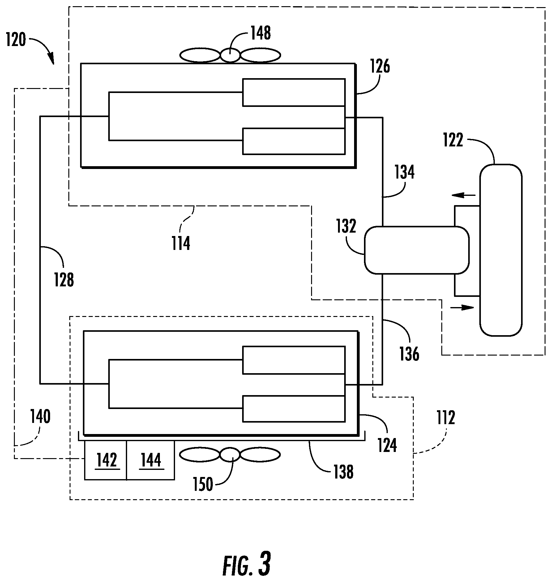 Patent US12366369 Figure 3 – Saddle window air conditioner with increased air intake