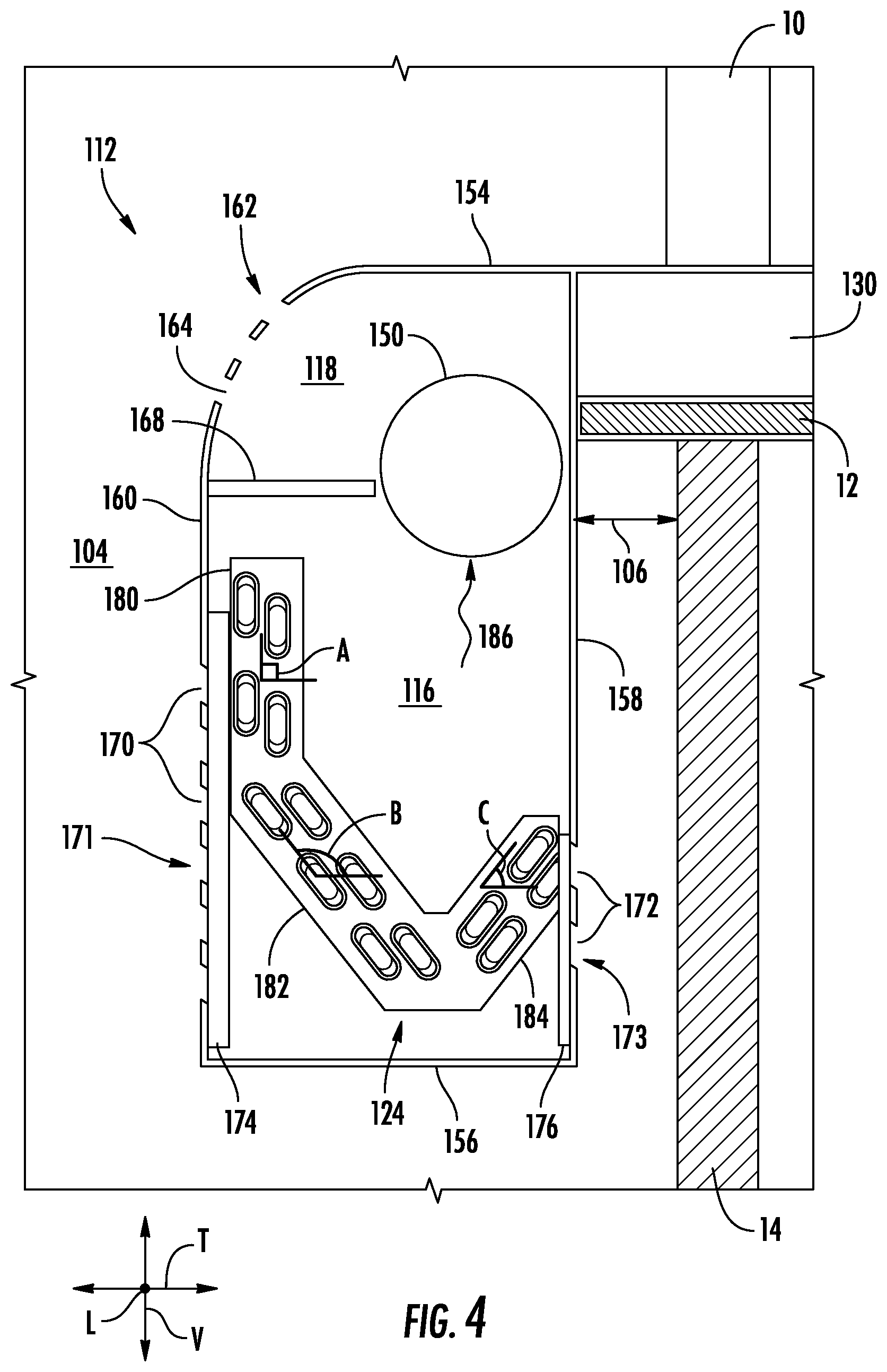 Patent US12366369 Figure 4 – Saddle window air conditioner with increased air intake