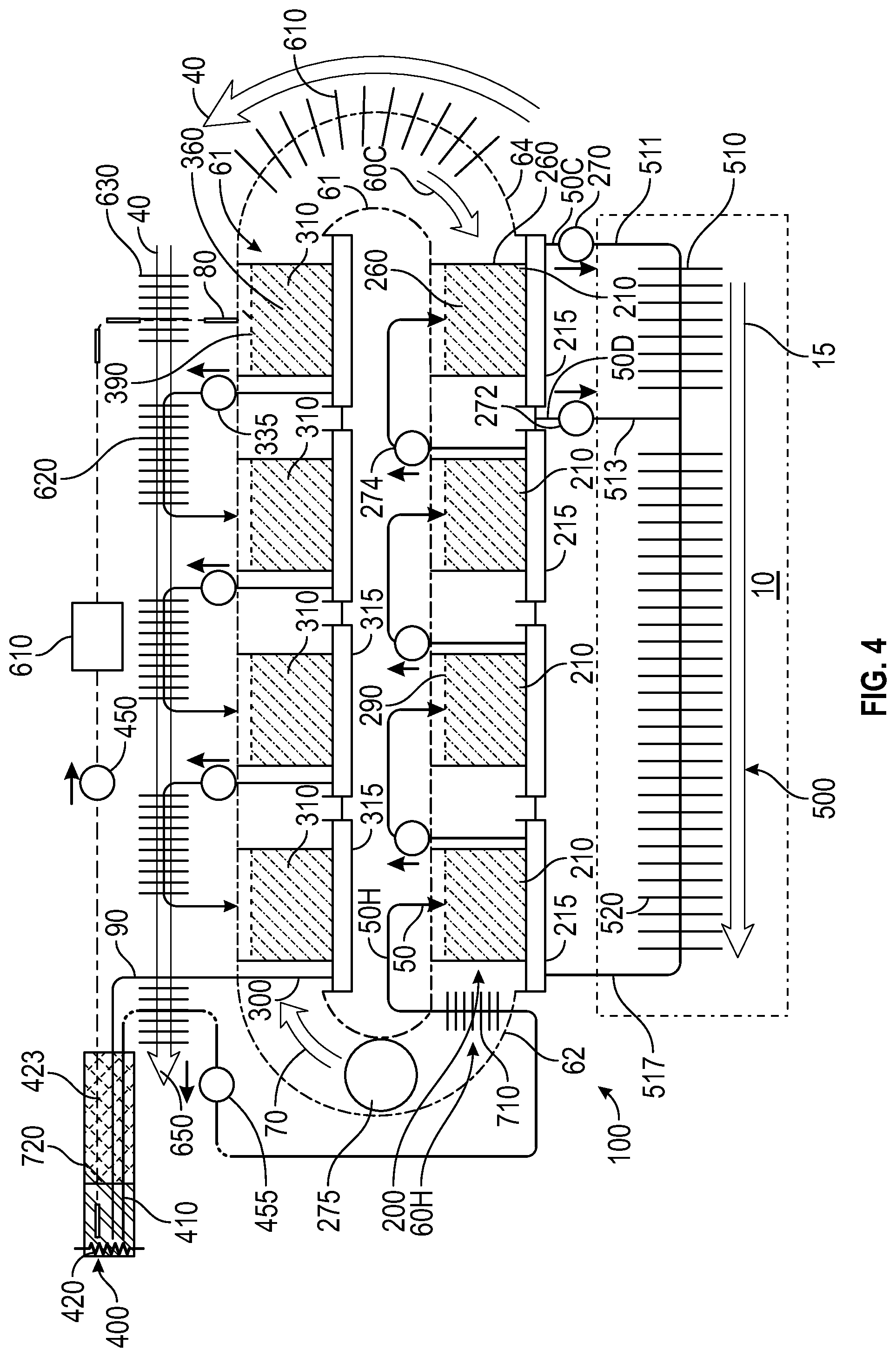 Patent US12366371 Figure 4 – Chiller system