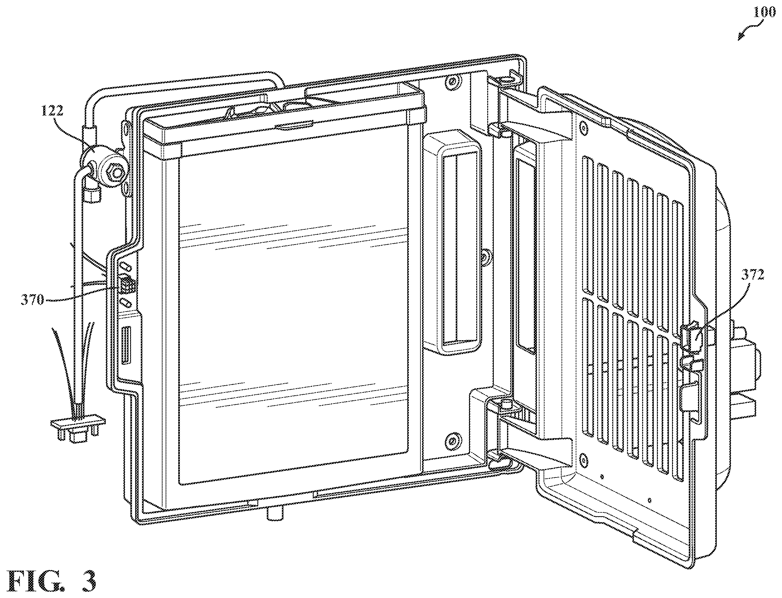 Patent US12366372 Figure 4 – Humidifier with crossflow fan