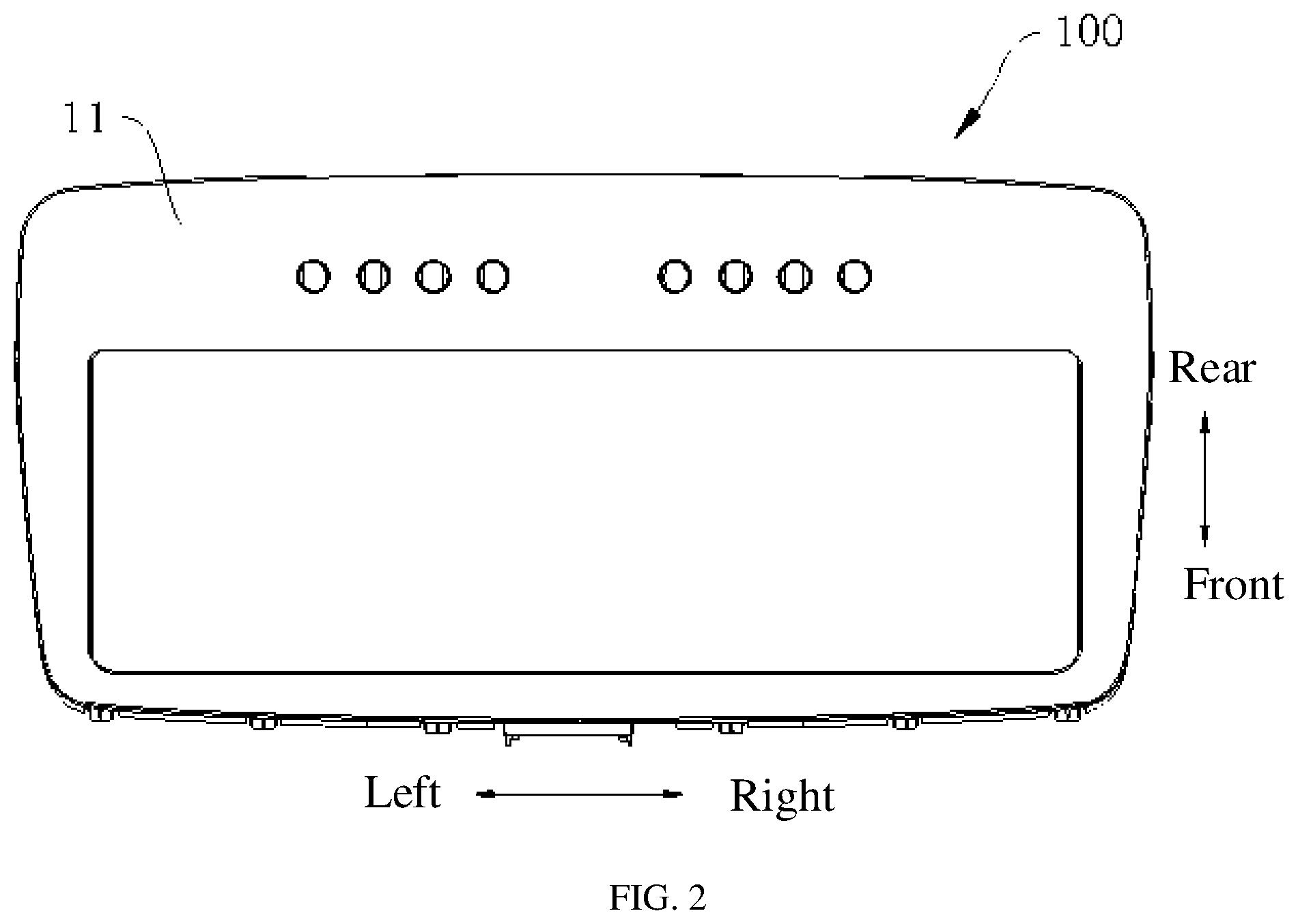 Patent US12366377 Figure 2 – Panel assembly and air conditioner