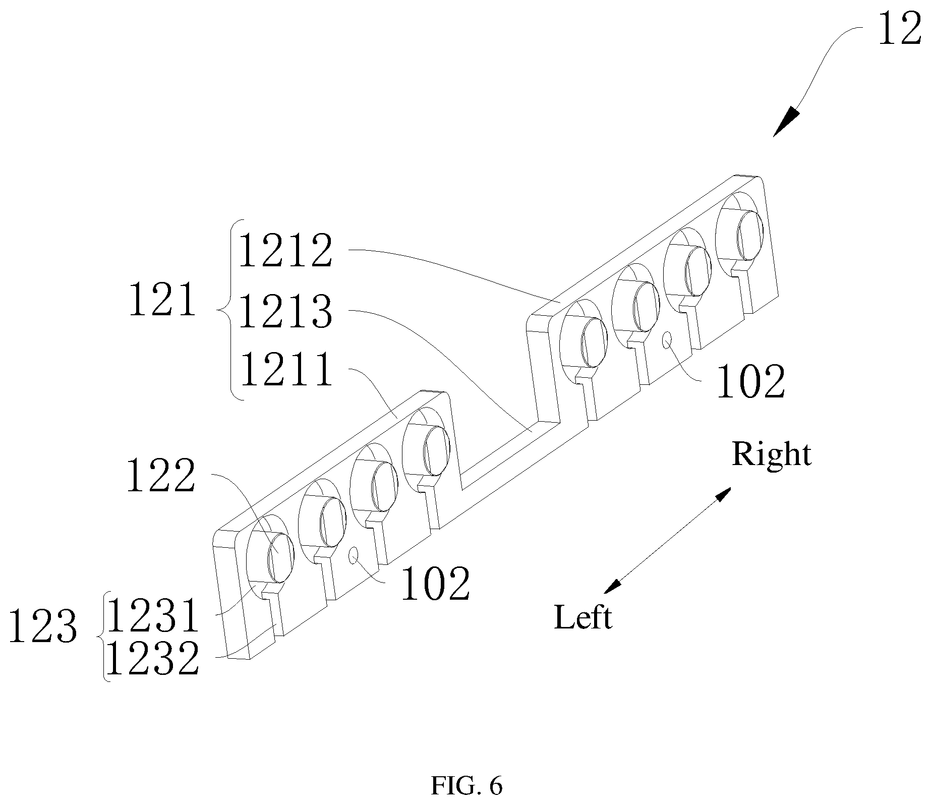 Patent US12366377 Figure 6 – Panel assembly and air conditioner