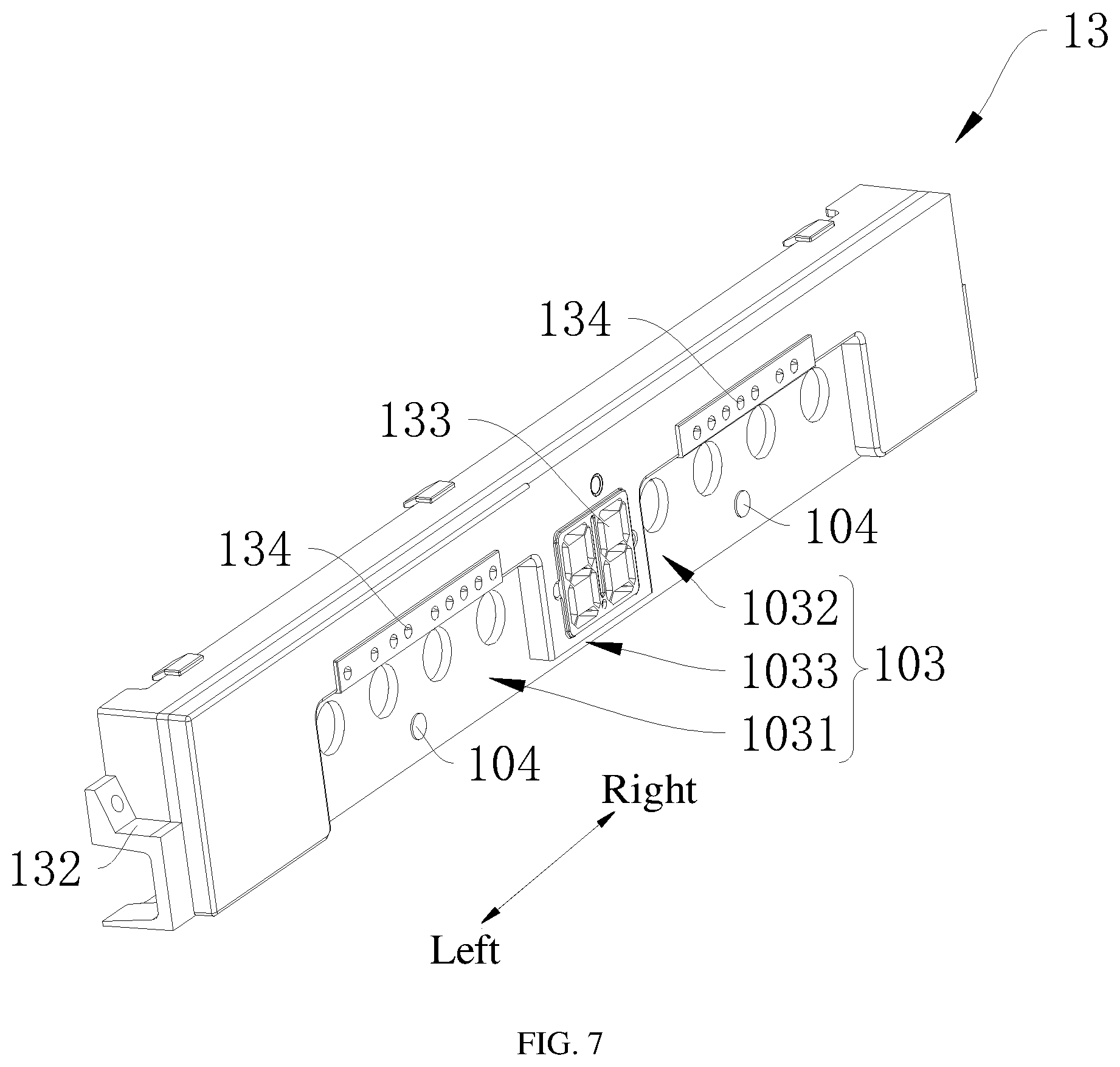 Patent US12366377 Figure 7 – Panel assembly and air conditioner