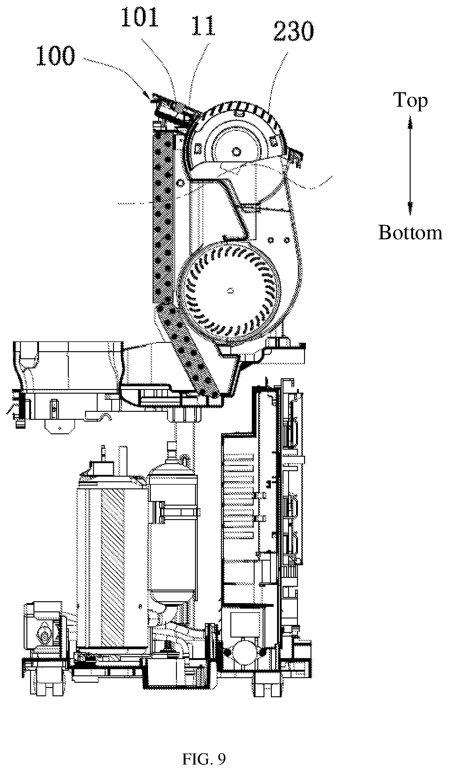 Patent US12366377 Figure 9 – Panel assembly and air conditioner