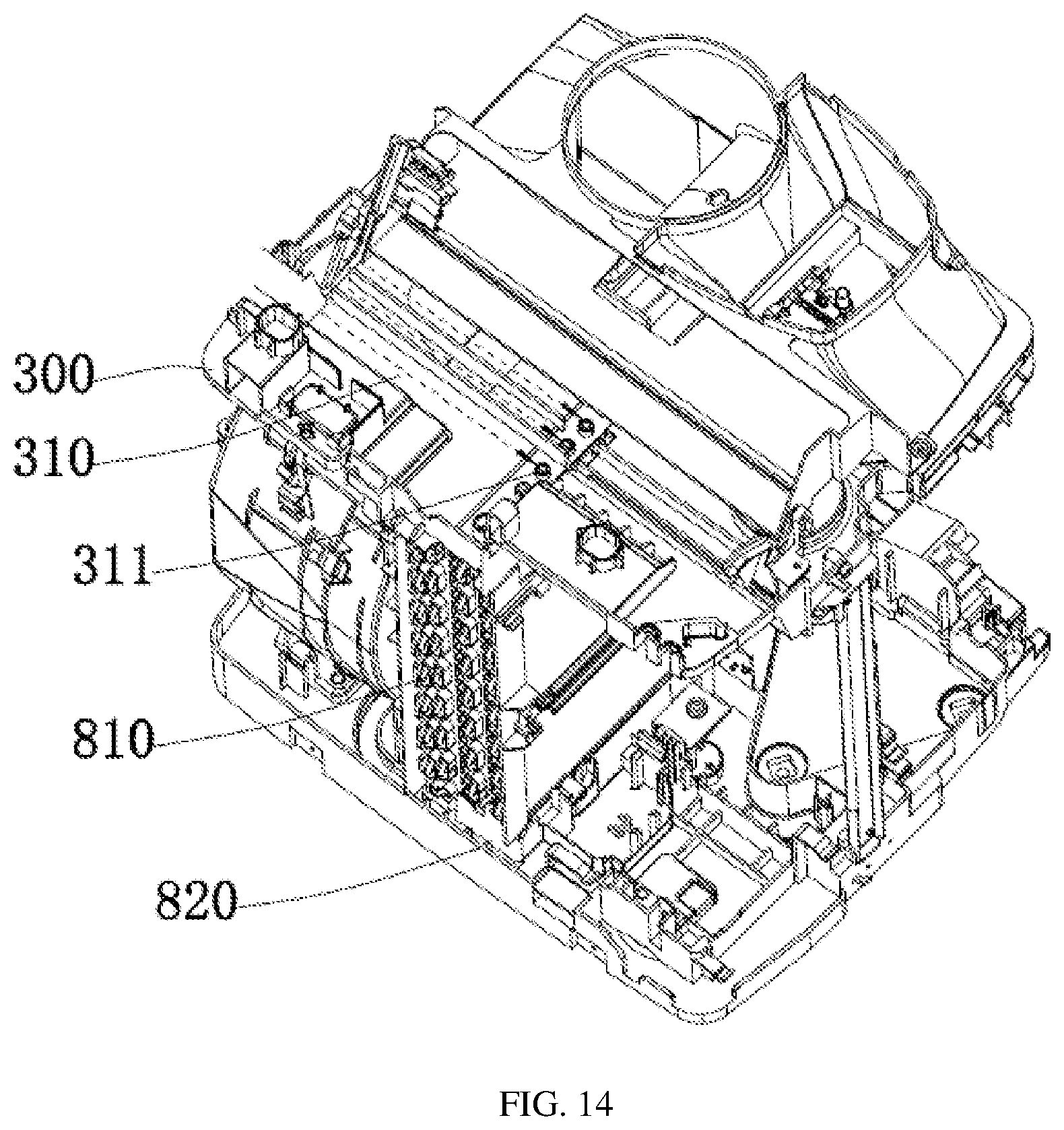Patent US12366377 Figure 14 – Panel assembly and air conditioner