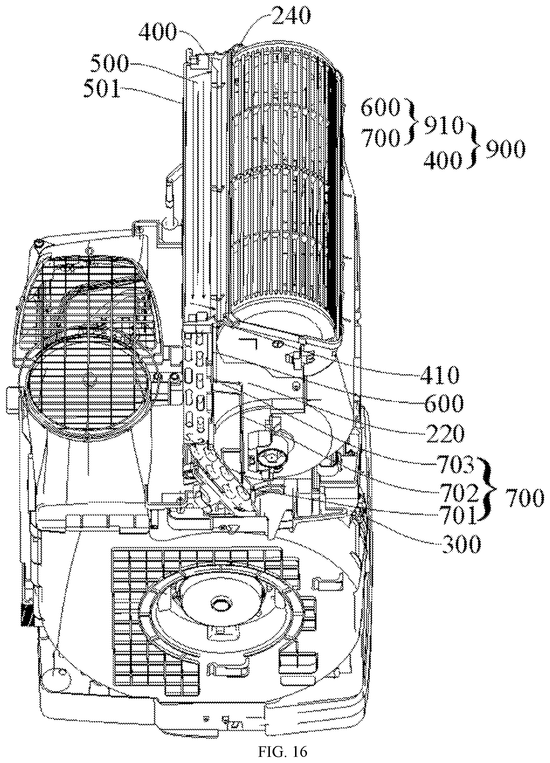Patent US12366377 Figure 16 – Panel assembly and air conditioner