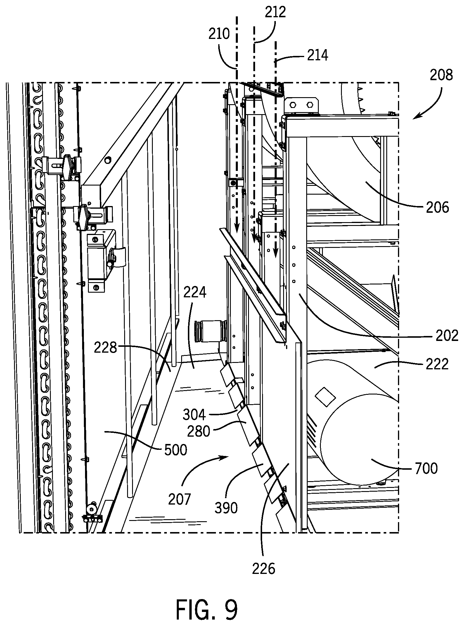 Patent US12366378 Figure 12 – Condensate drain system of an HVAC unit