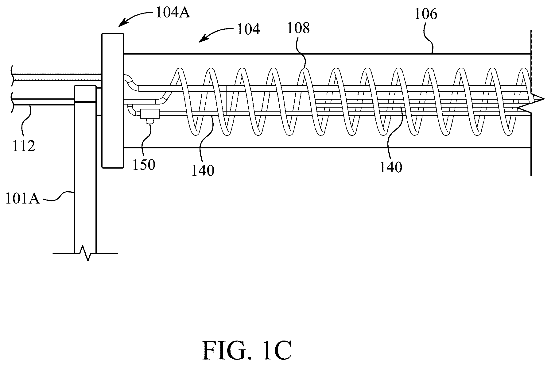 Patent US12366381 Figure 3 – Parabolic trough assembly