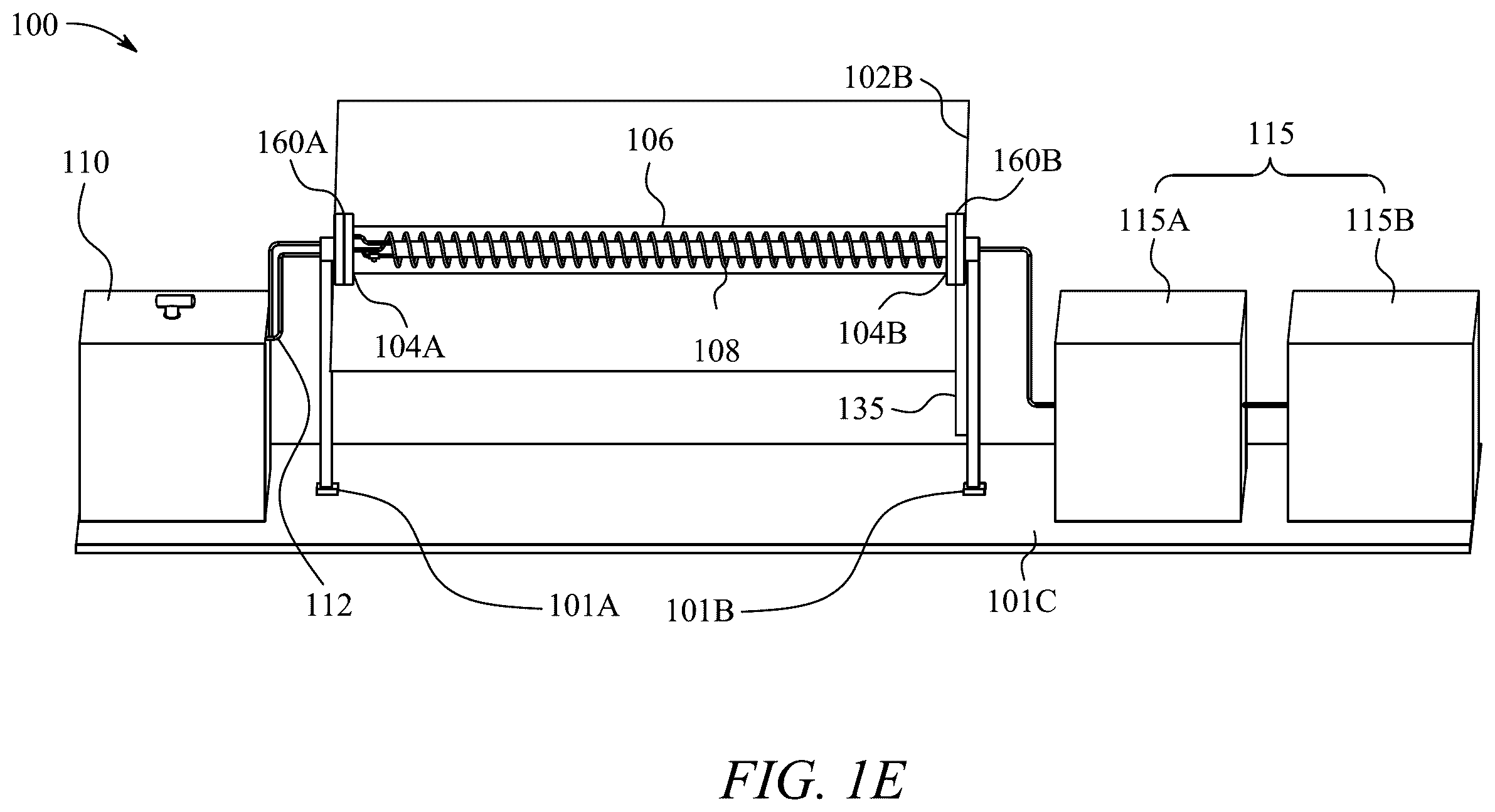 Patent US12366381 Figure 5 – Parabolic trough assembly
