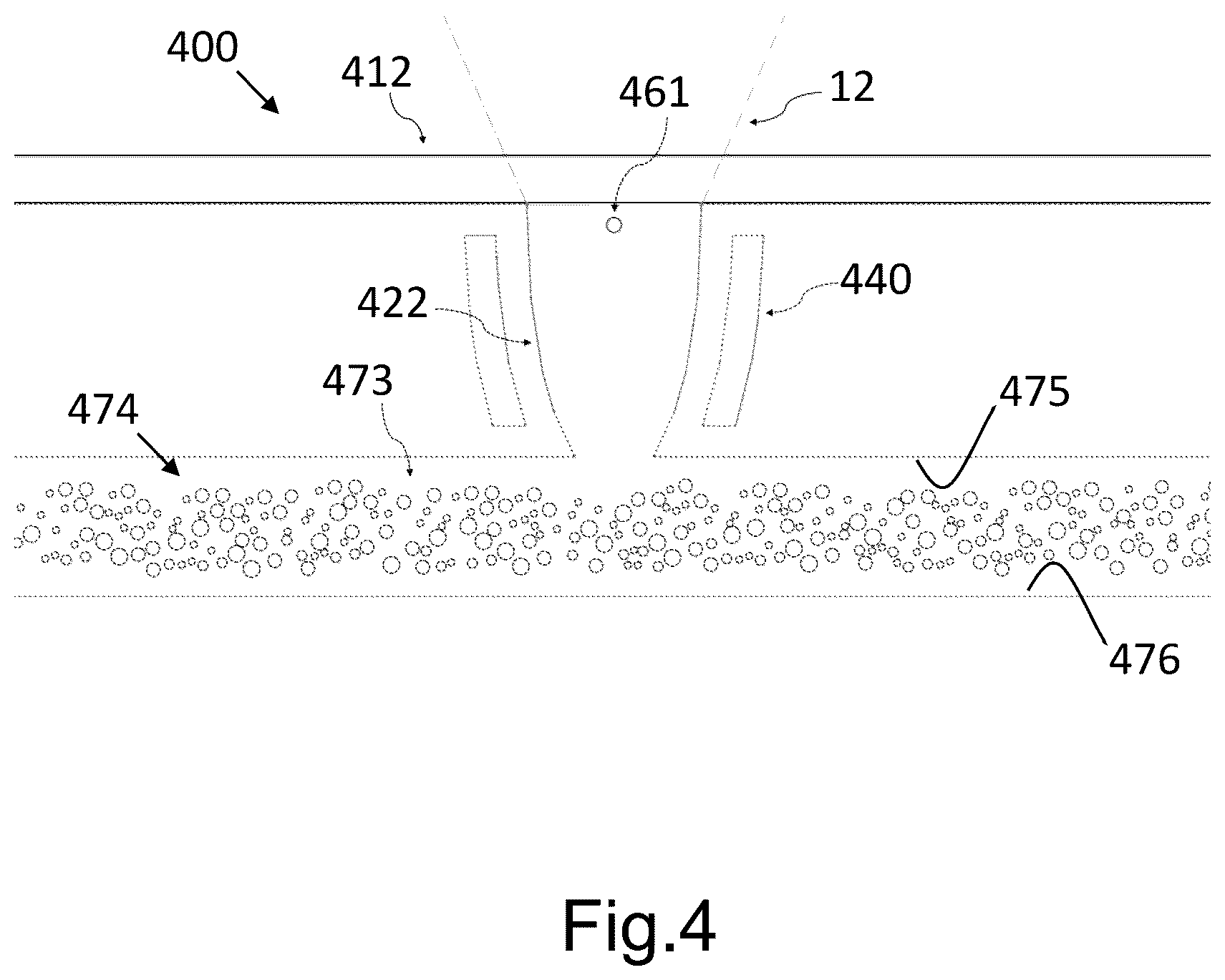 Patent US12366384 Figure 4 – Supplemental solar concentrator for the heating of particles