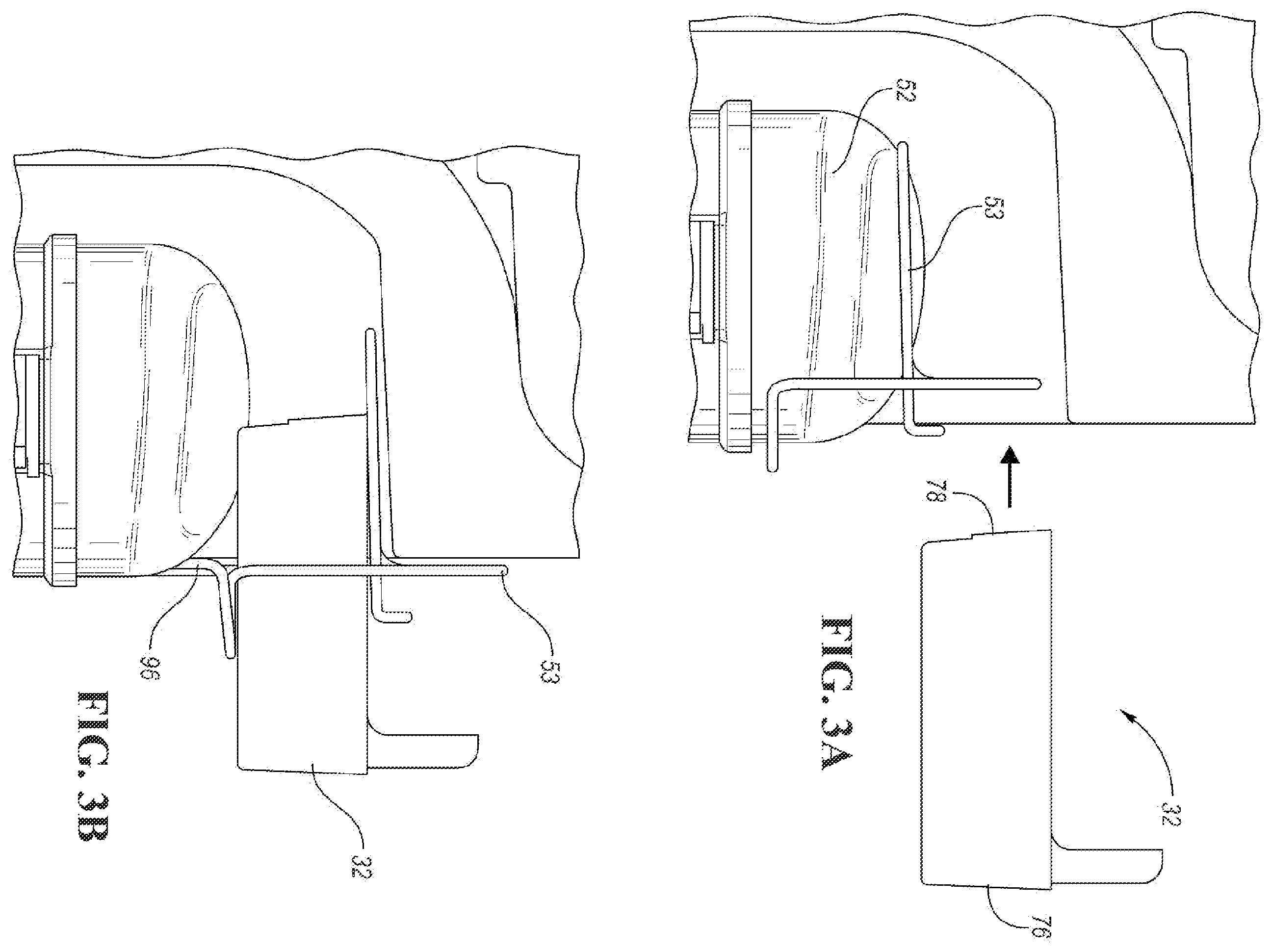 Patent US12366391 Figure 2 – Refrigerator appliance with flexible pre-condenser coil