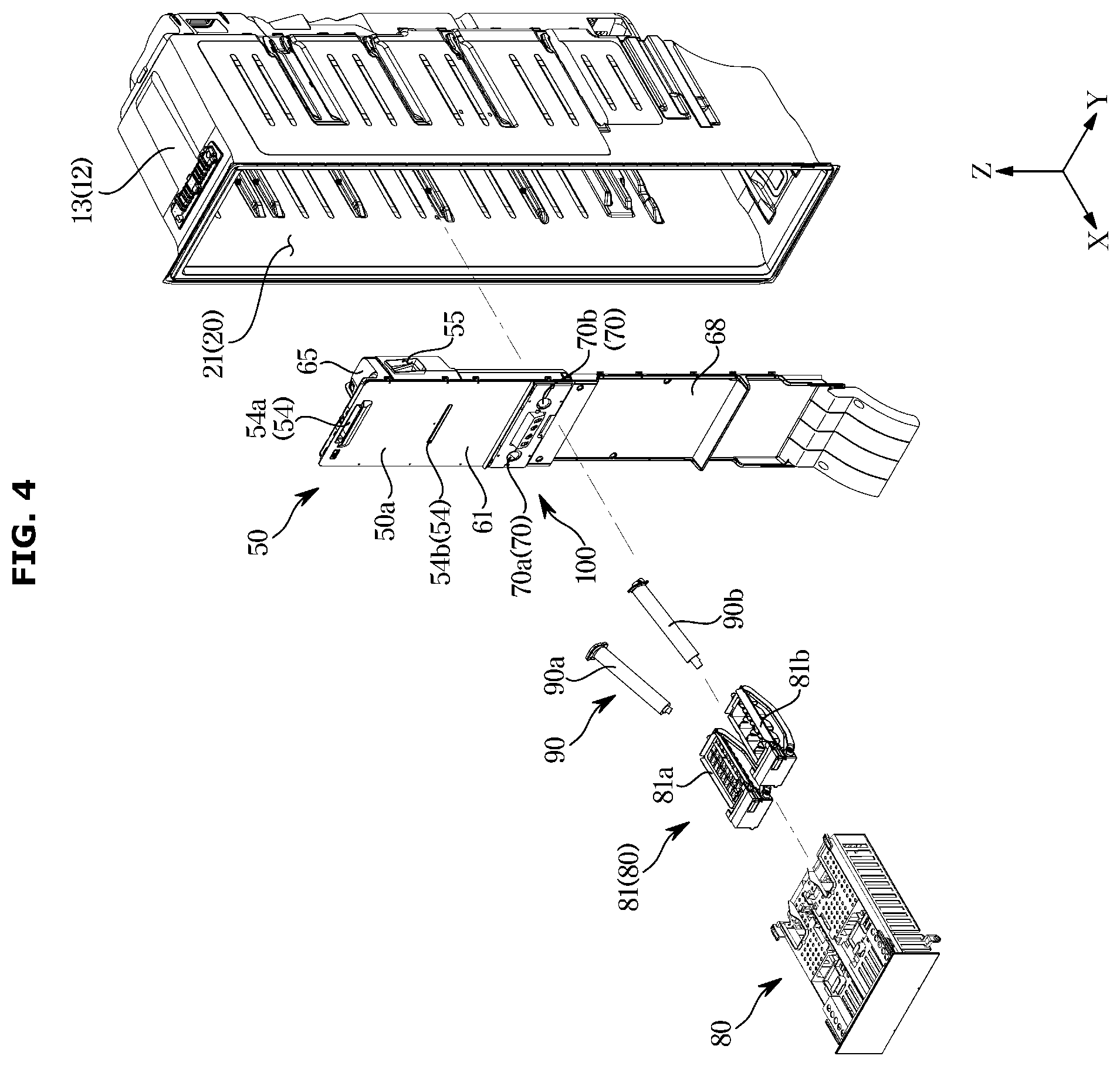 Patent US12366396 Figure 4 – Refrigerator