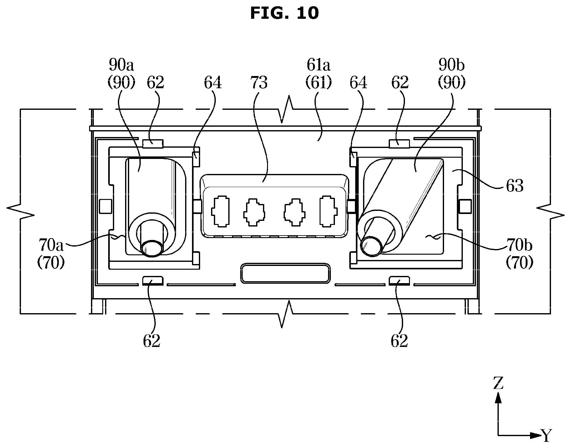 Patent US12366396 Figure 10 – Refrigerator