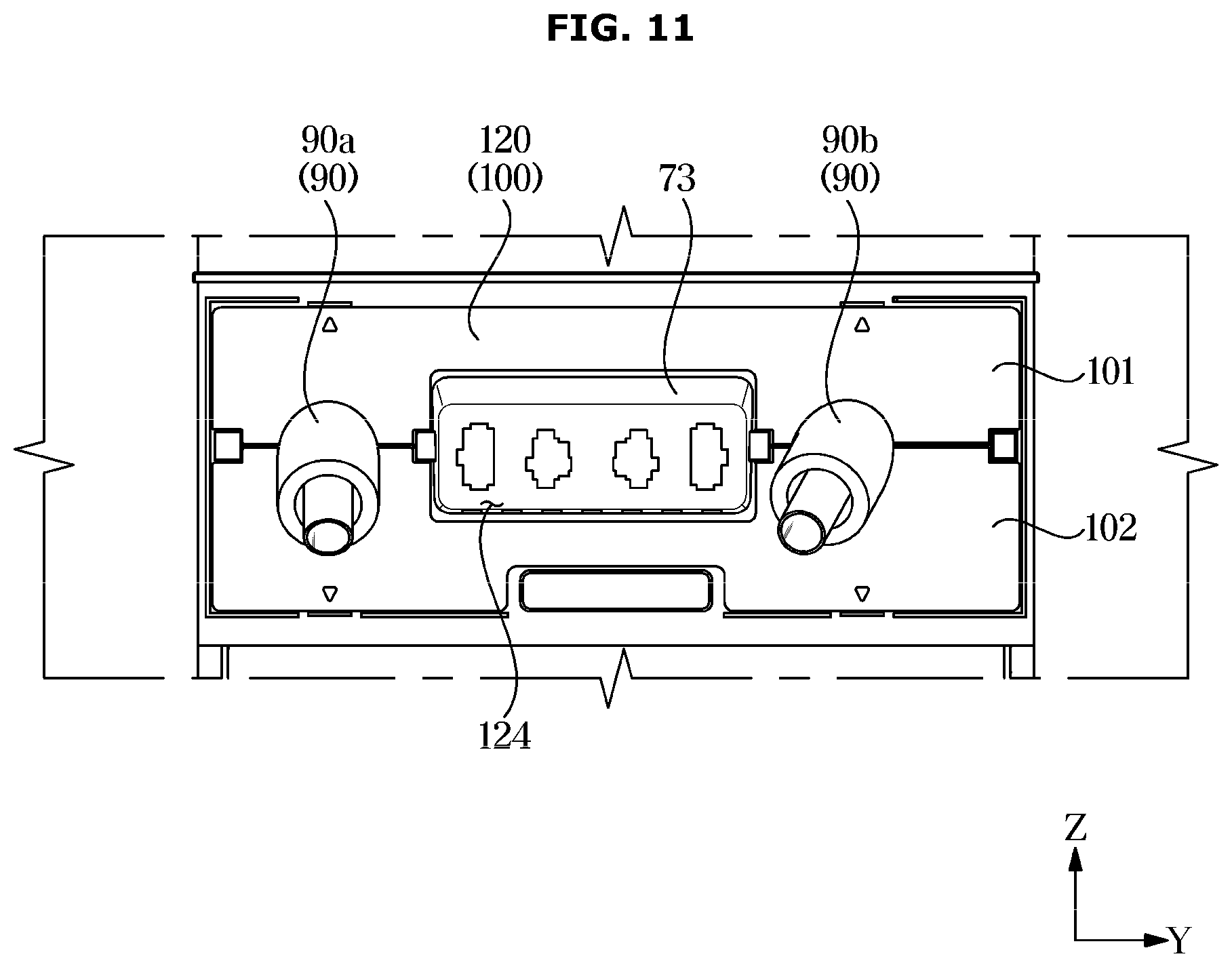 Patent US12366396 Figure 11 – Refrigerator