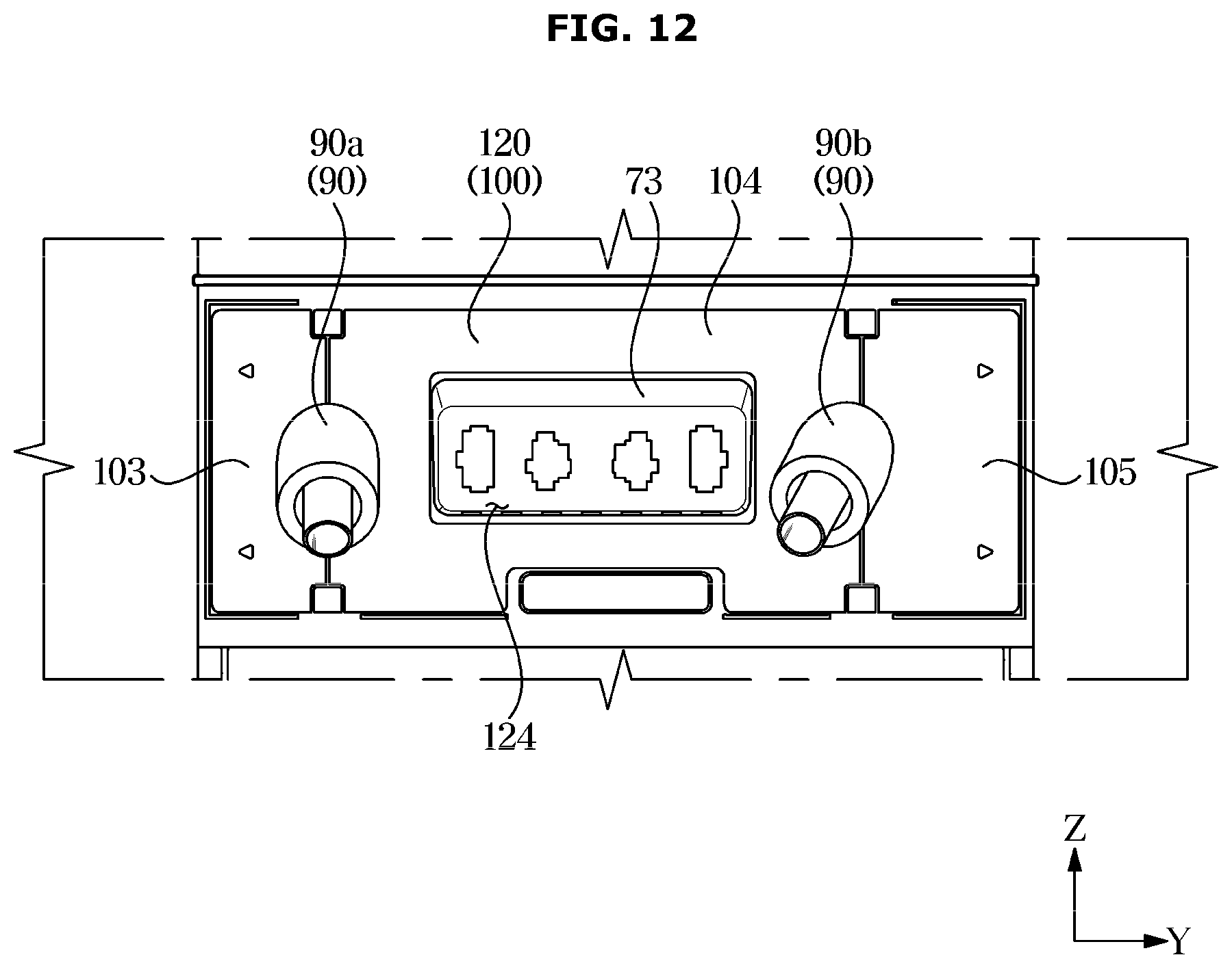 Patent US12366396 Figure 12 – Refrigerator