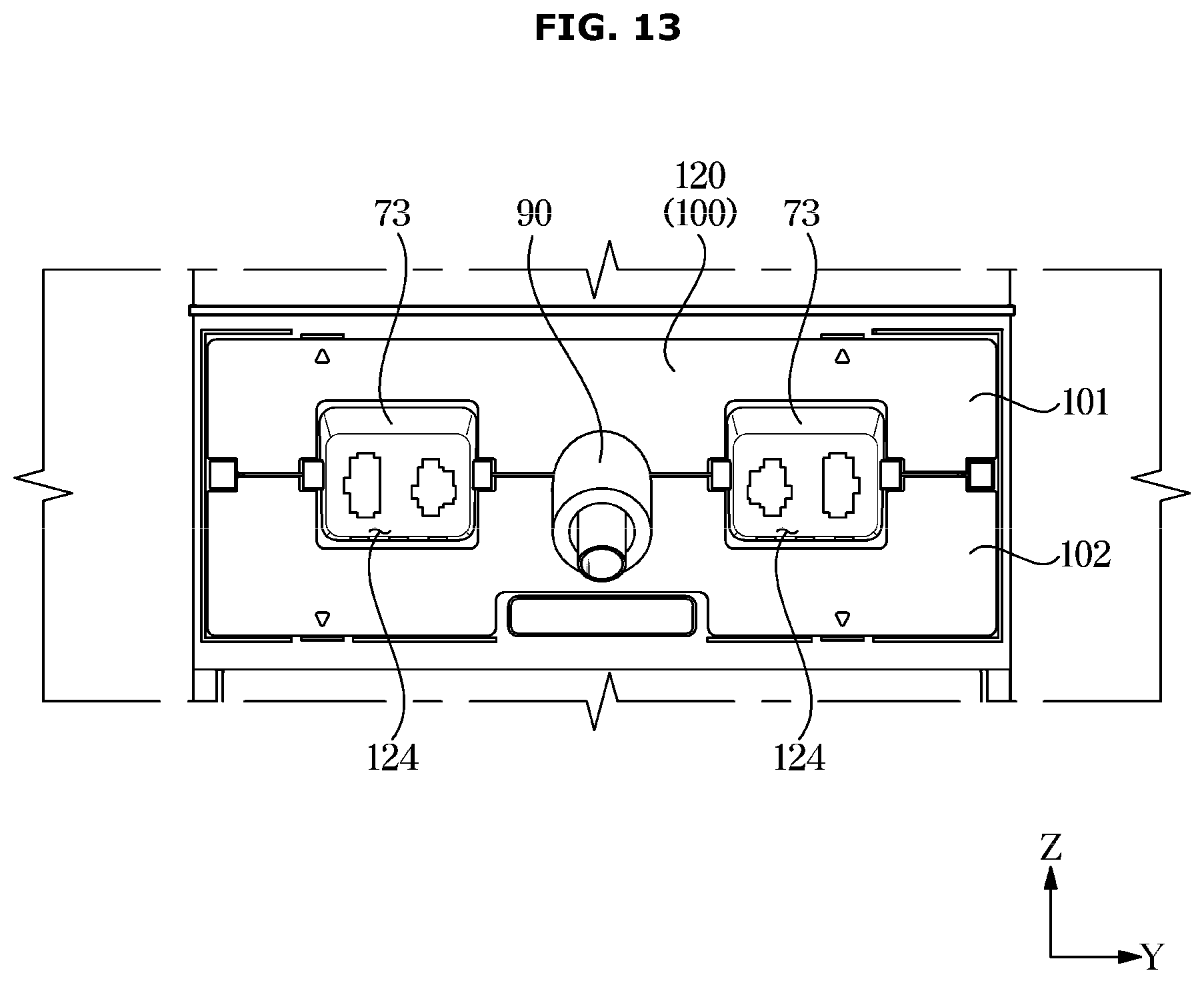 Patent US12366396 Figure 13 – Refrigerator