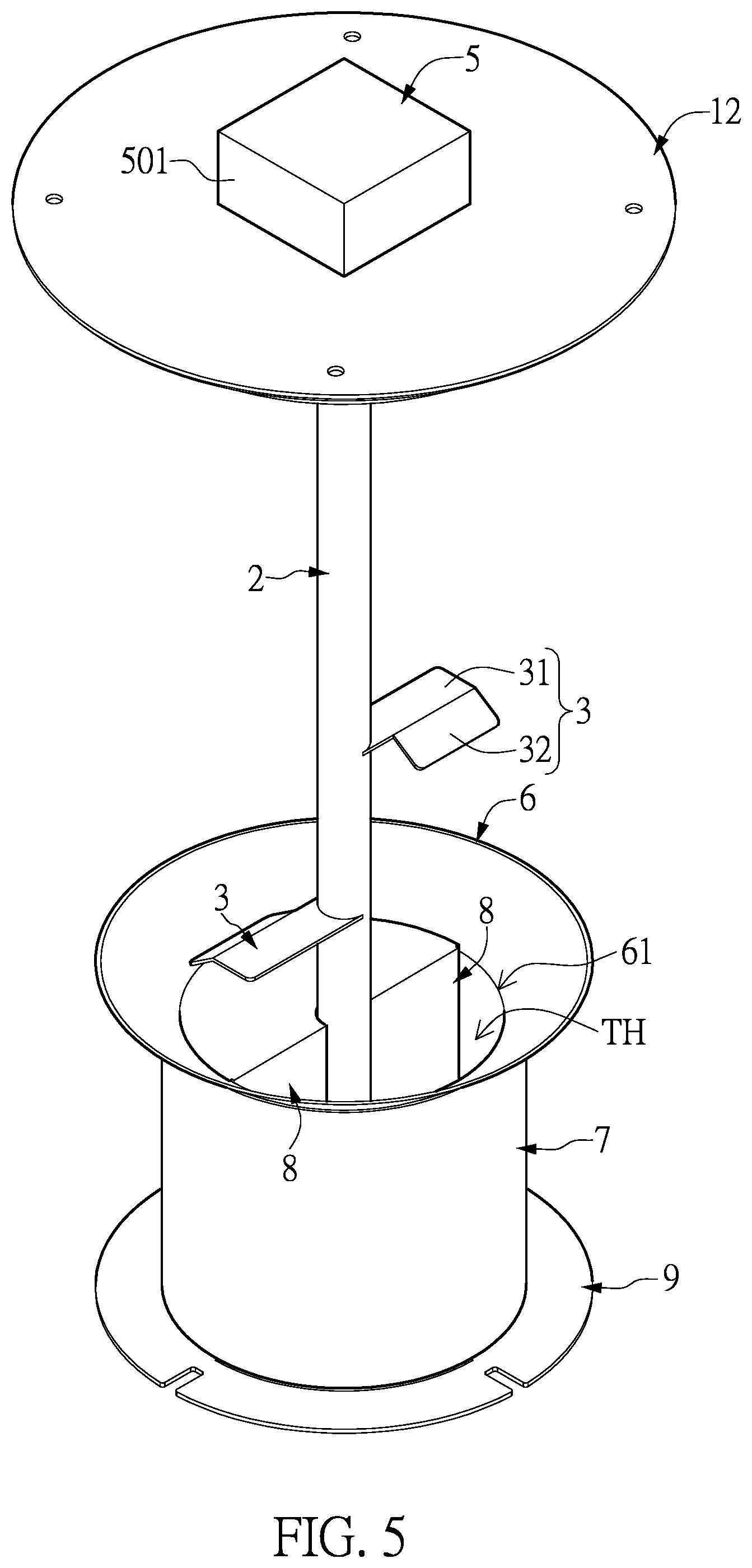 Patent US12366398 Figure 5 – Intelligent ice supply device and apparatus having the intelligent ice supply device