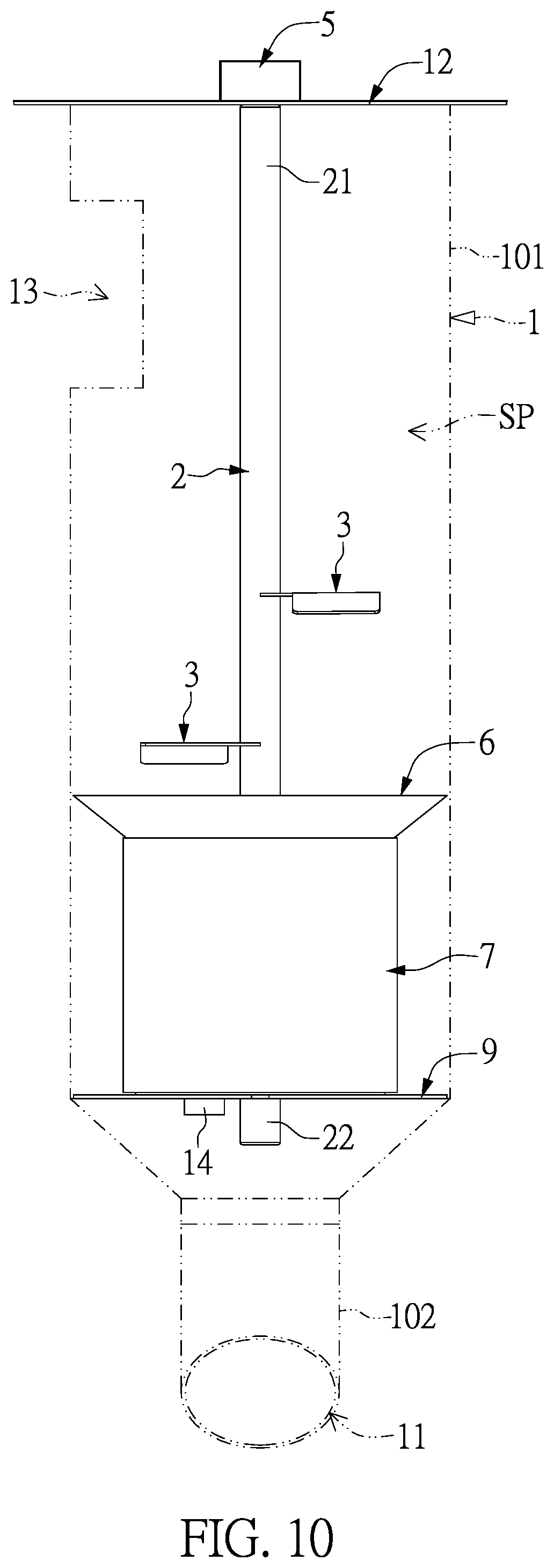 Patent US12366398 Figure 10 – Intelligent ice supply device and apparatus having the intelligent ice supply device