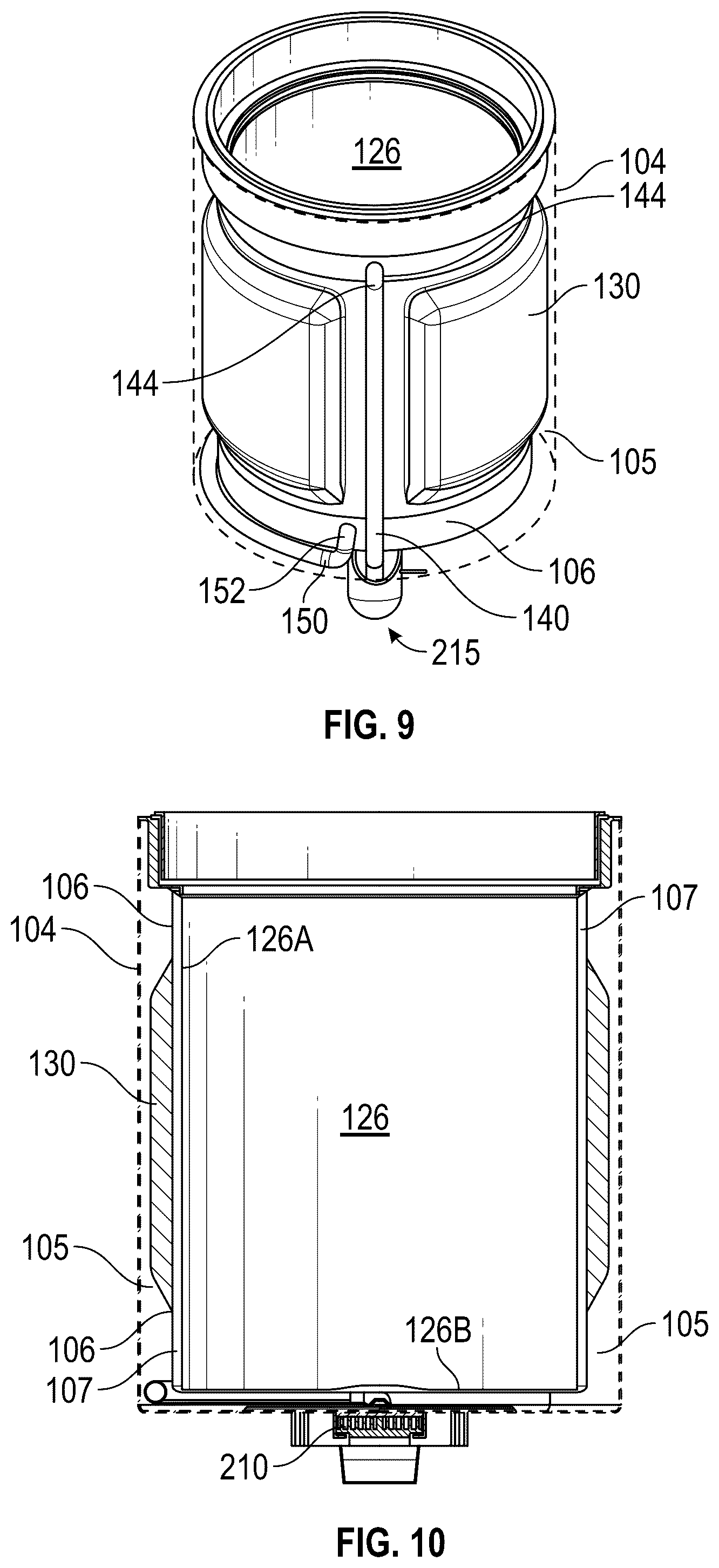 Patent US12366399 Figure 8 – Portable container