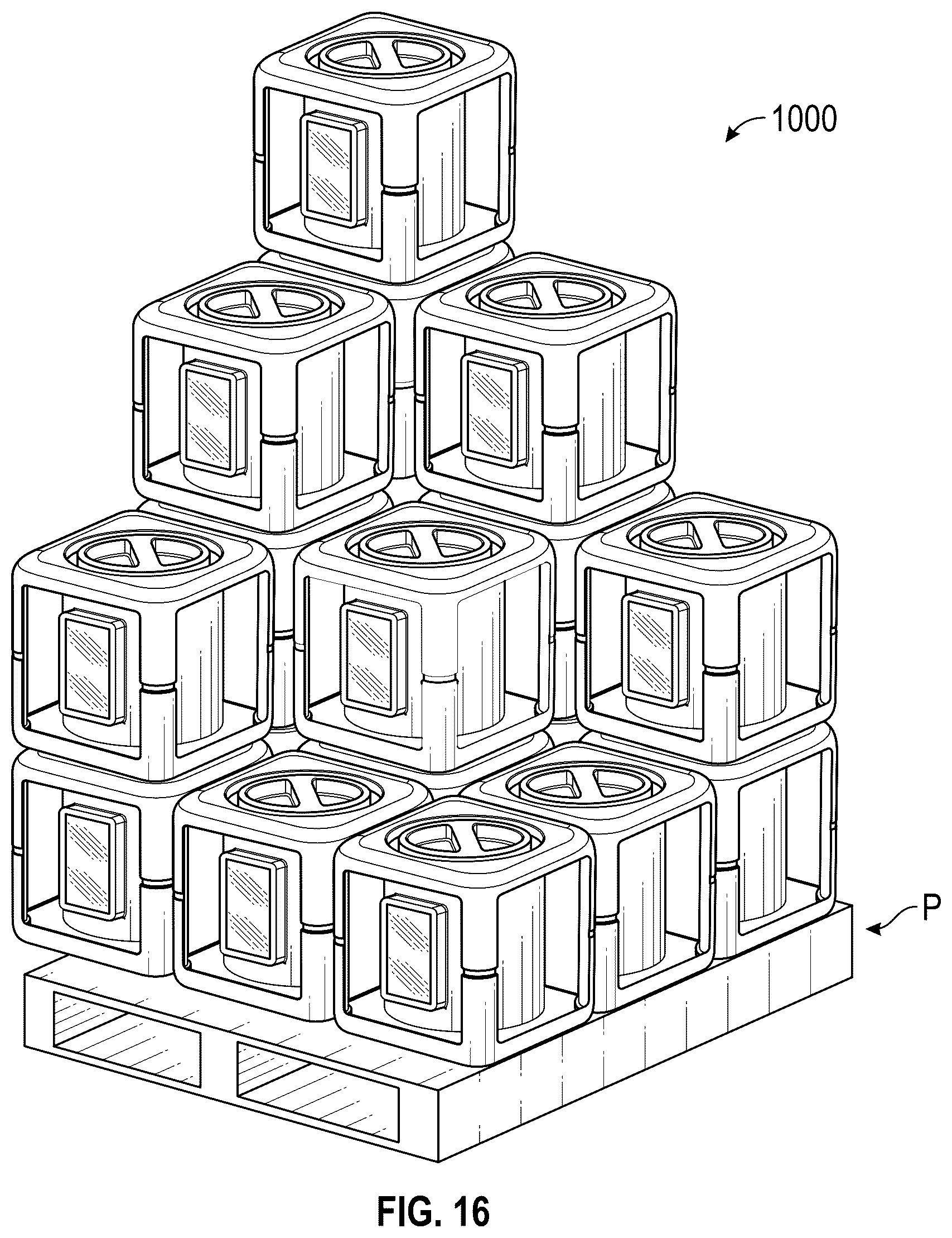 Patent US12366399 Figure 12 – Portable container