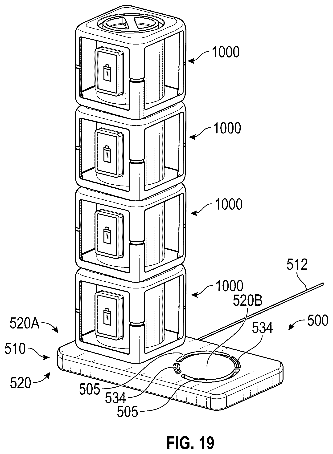 Patent US12366399 Figure 15 – Portable container