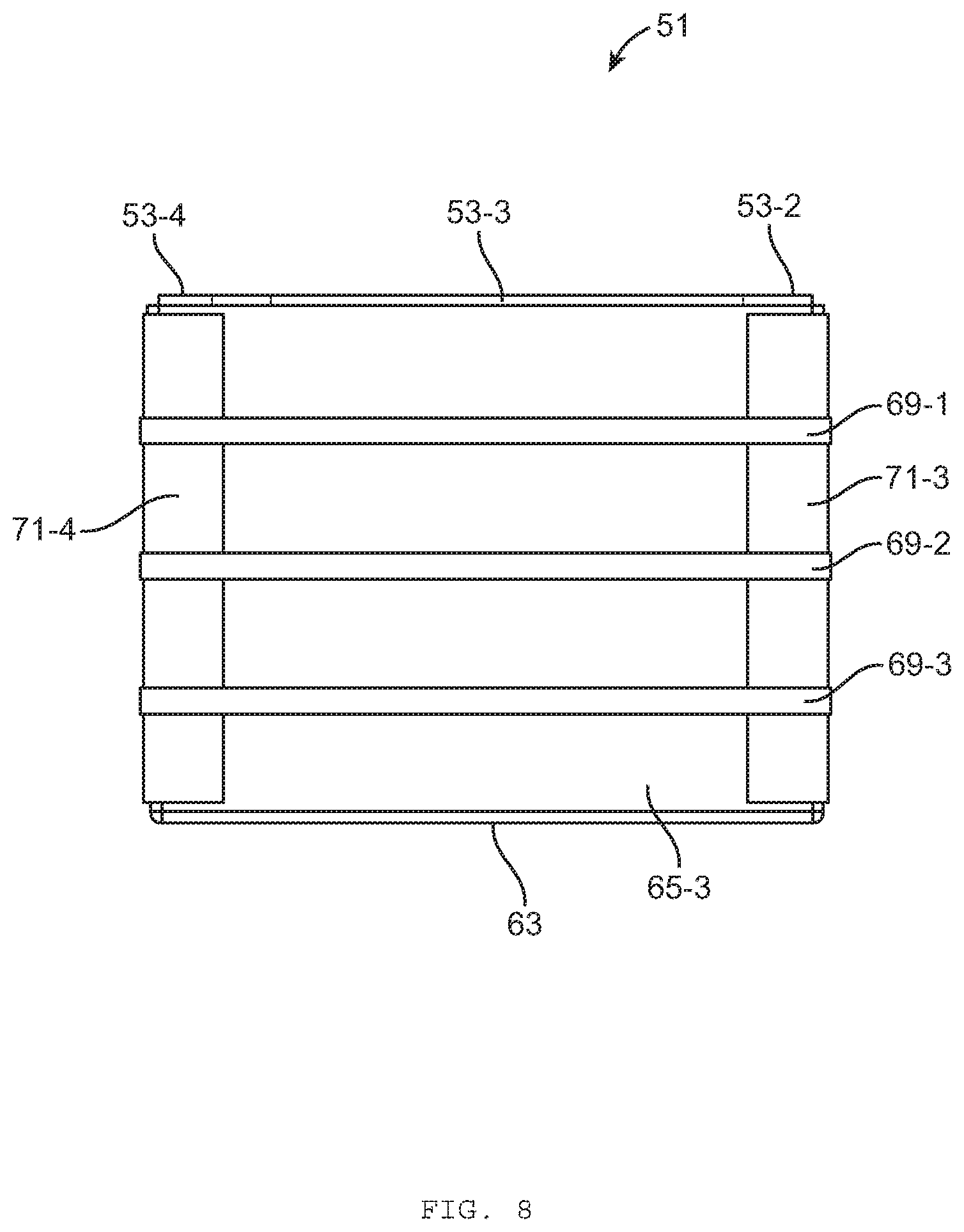 Patent US12366400 Figure 8 – Shipping system for storing and/or transporting temperature-sensitive materials