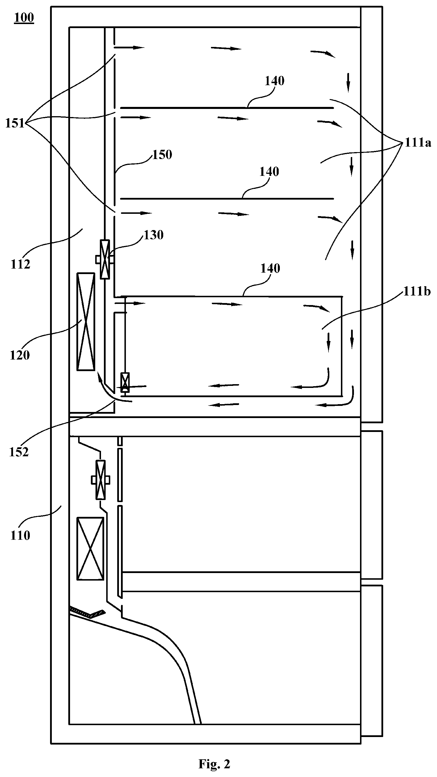 Patent US12366402 Figure 2 – Control method for refrigerating and freezing device, and refrigerating and freezing device