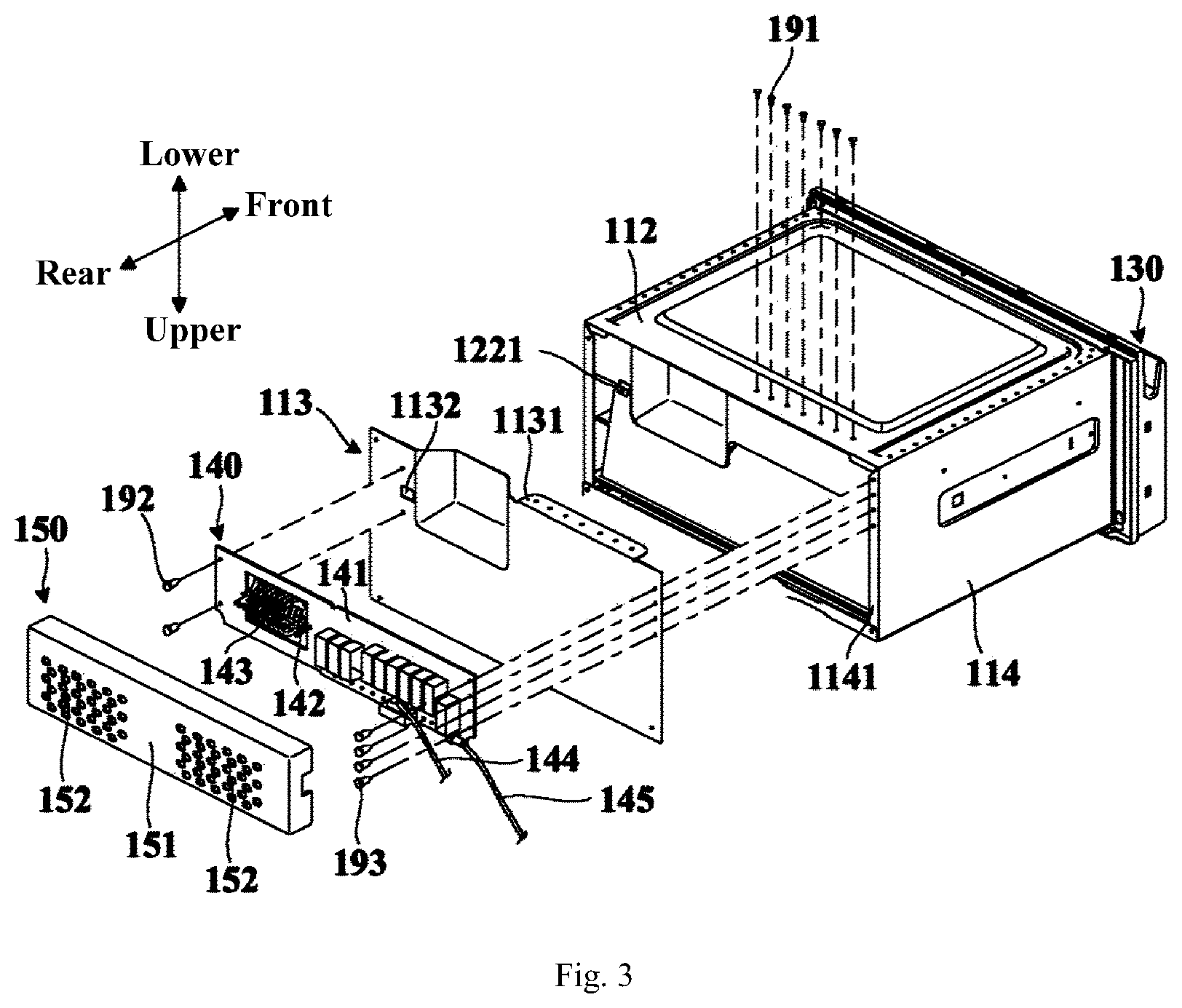 Patent US12366404 Figure 2 – Heating device and refrigerator
