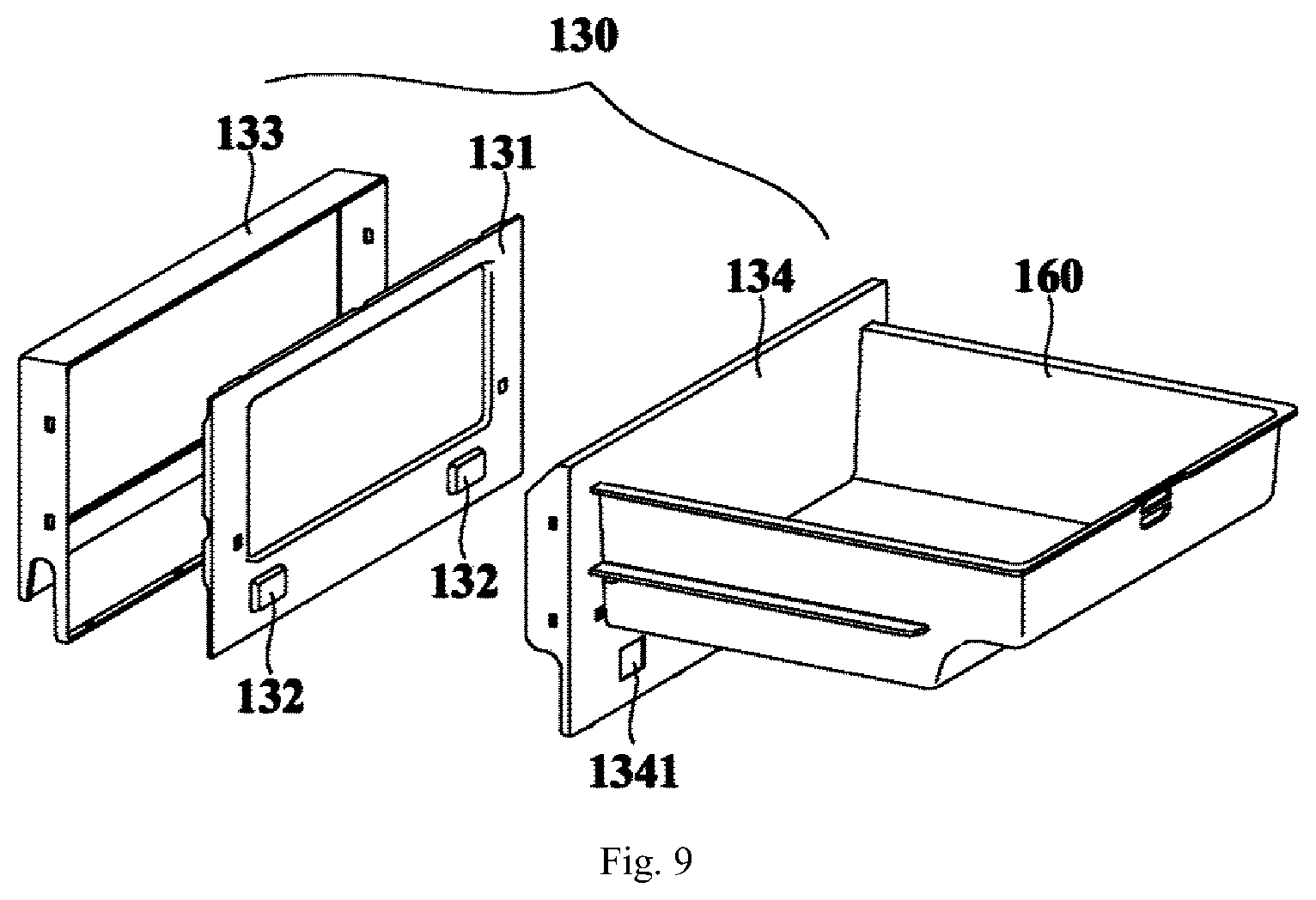 Patent US12366404 Figure 7 – Heating device and refrigerator