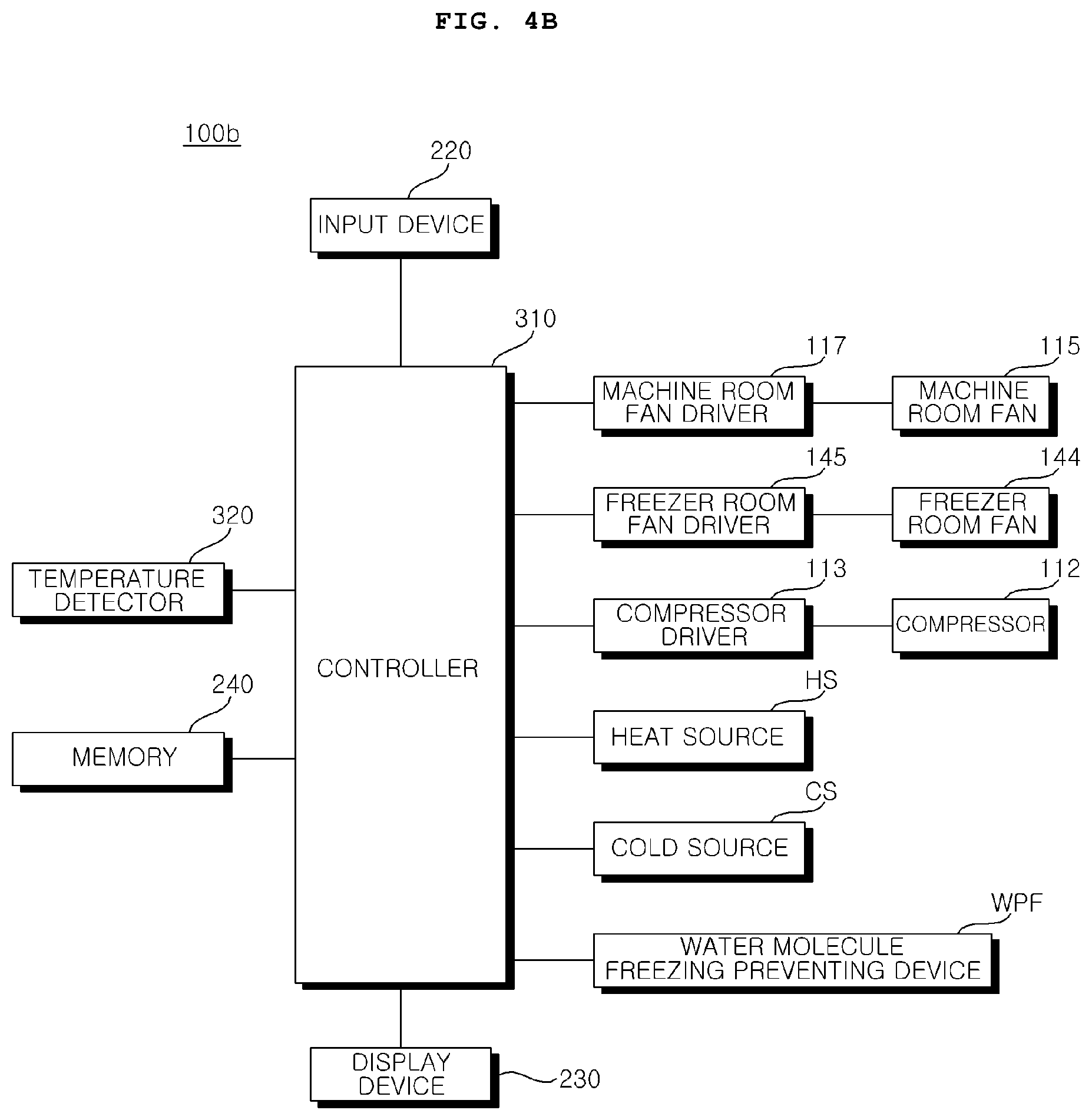 Patent US12366406 Figure 5 – Refrigerator