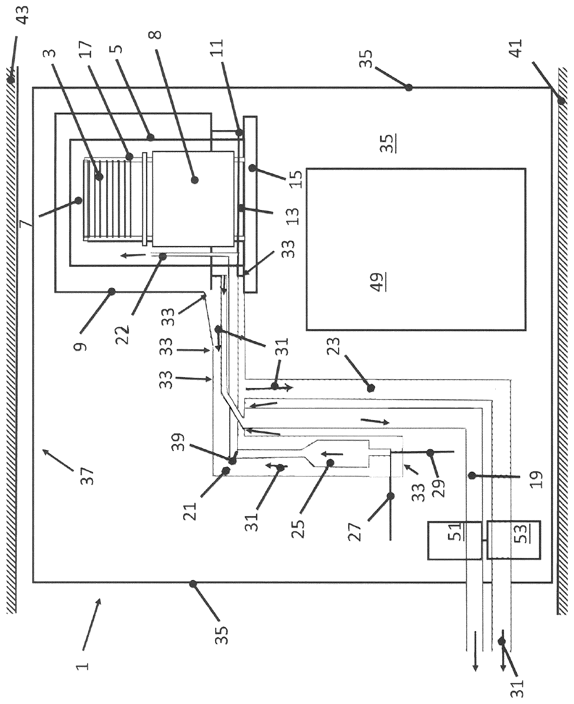 Patent US12366410 — Apparatus for processing a plurality of substrates provided with an extractor chamber — Figure 1