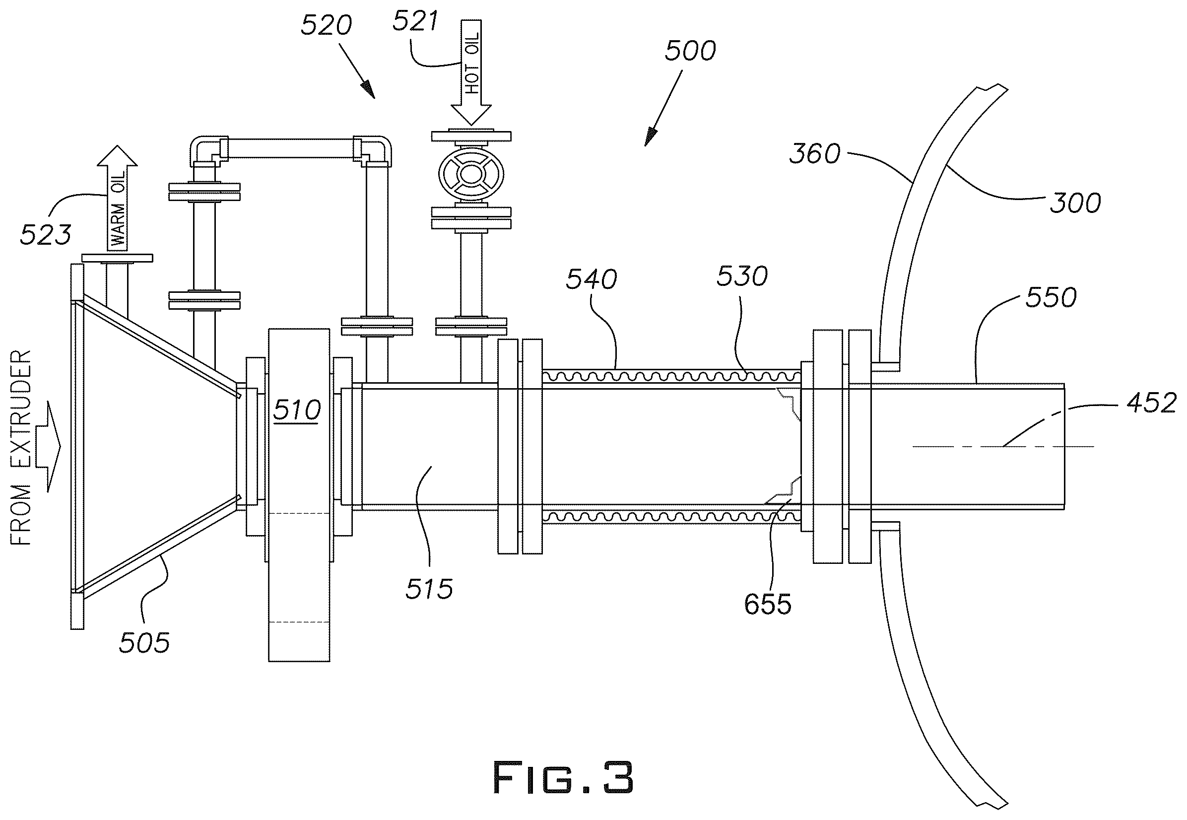 Patent US12366412 Figure 2 – Plastic conversion feed system