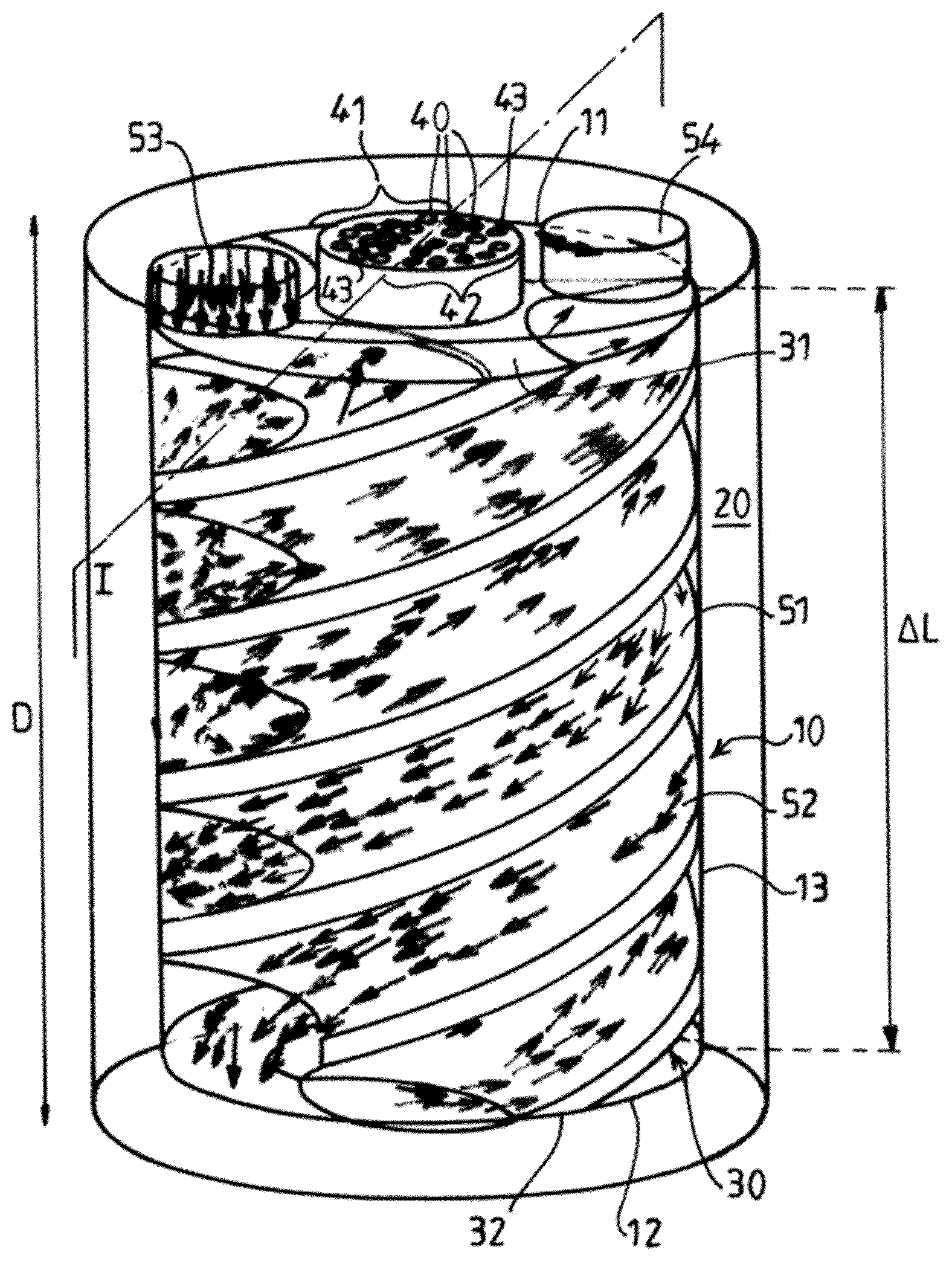 Patent US12366415 Figure 1 – Heat exchanger and use thereof