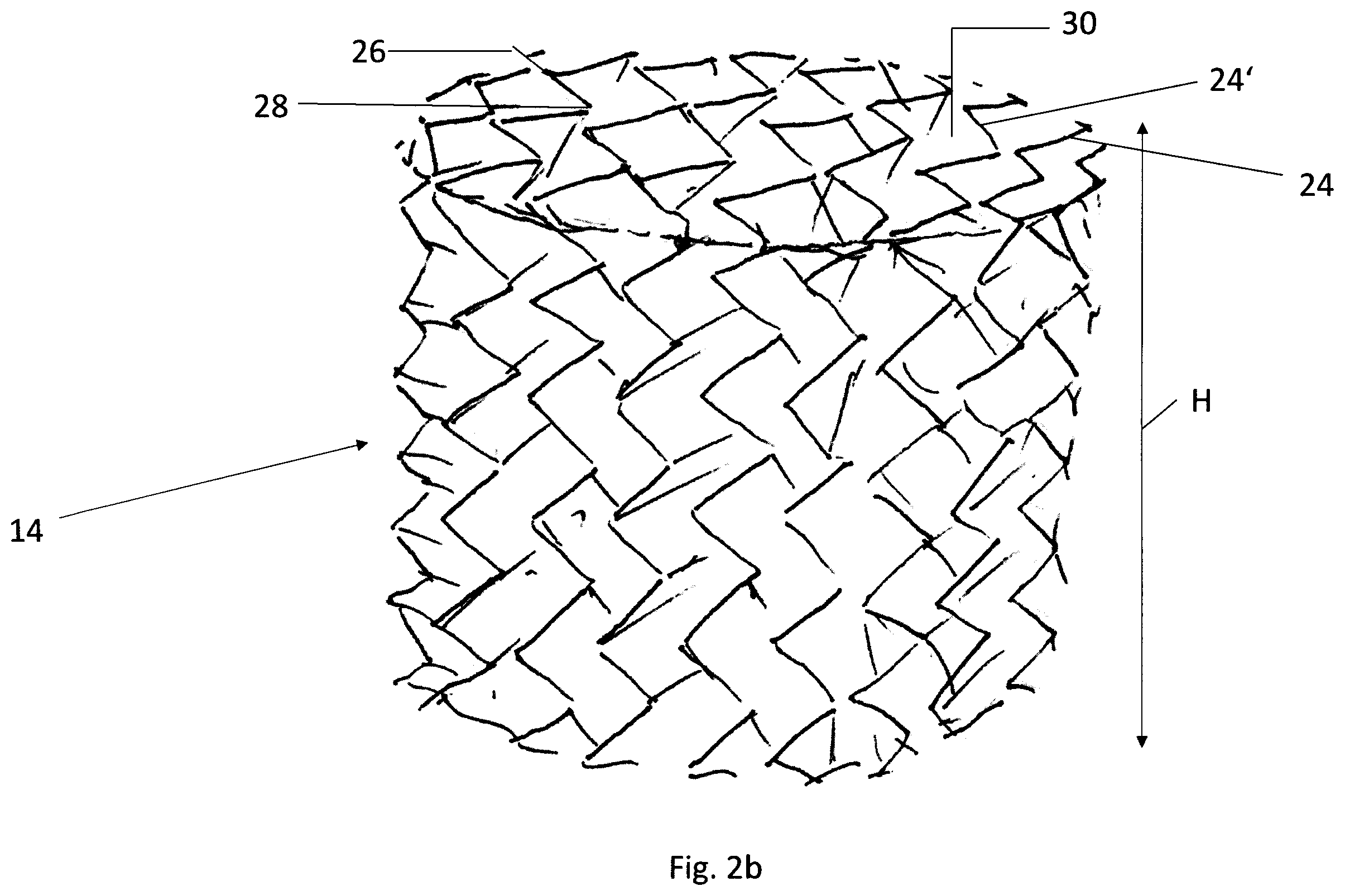 Patent US12366416 Figure 3 – Structured packing bed for high pressure mass transfer and/or heat exchange applications