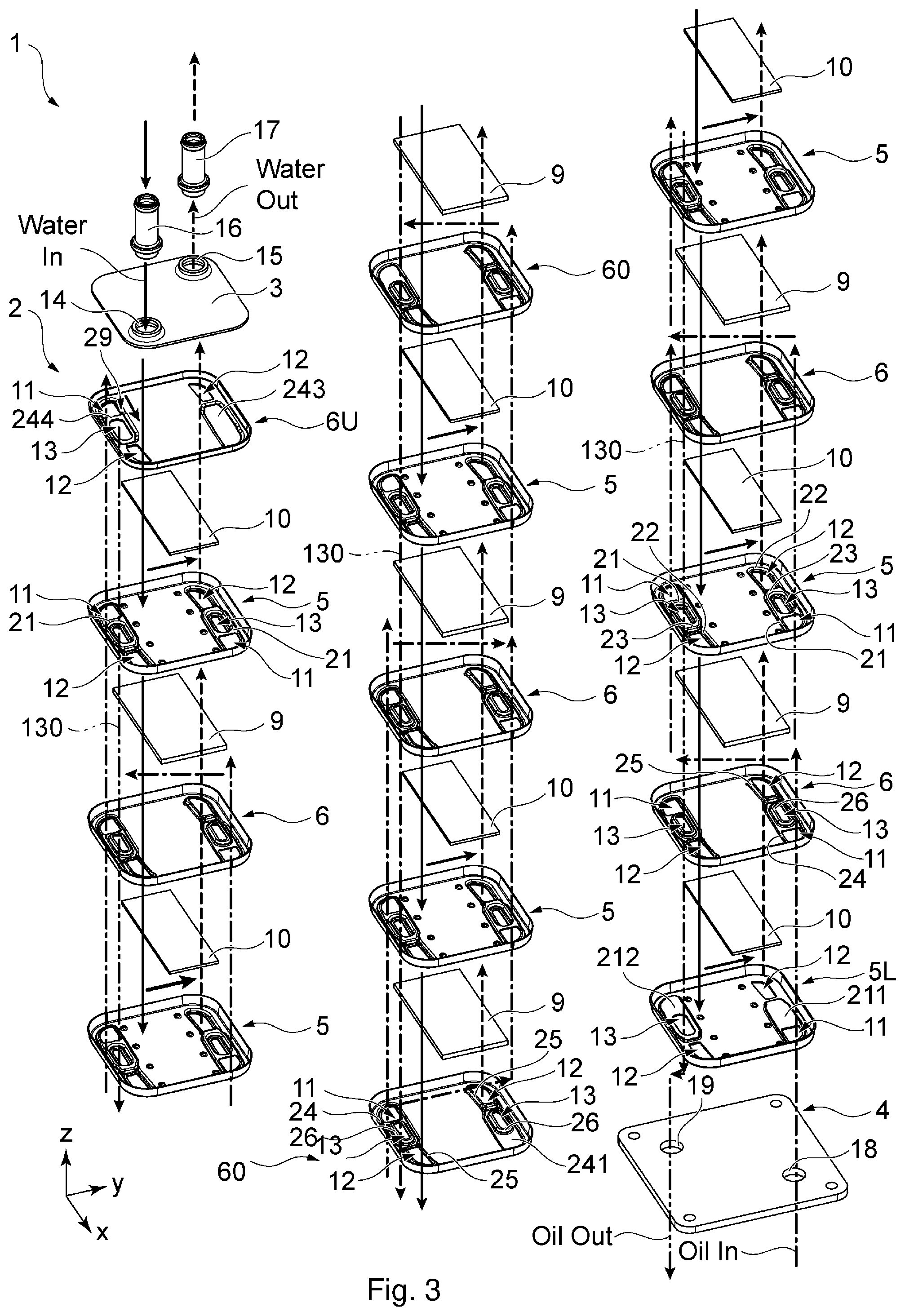 Patent US12366418 Figure 3 – Heat exchanger