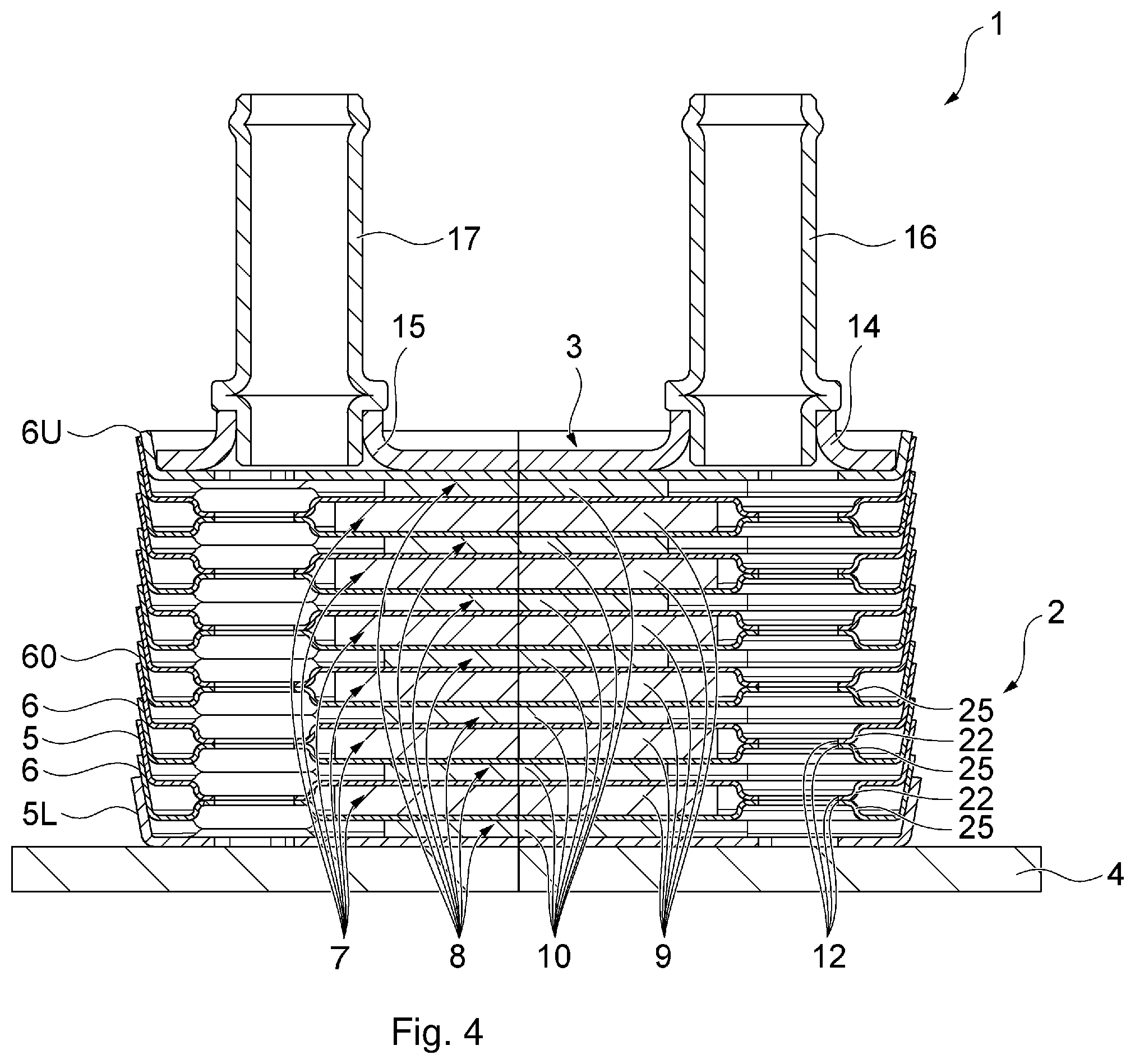 Patent US12366418 Figure 4 – Heat exchanger