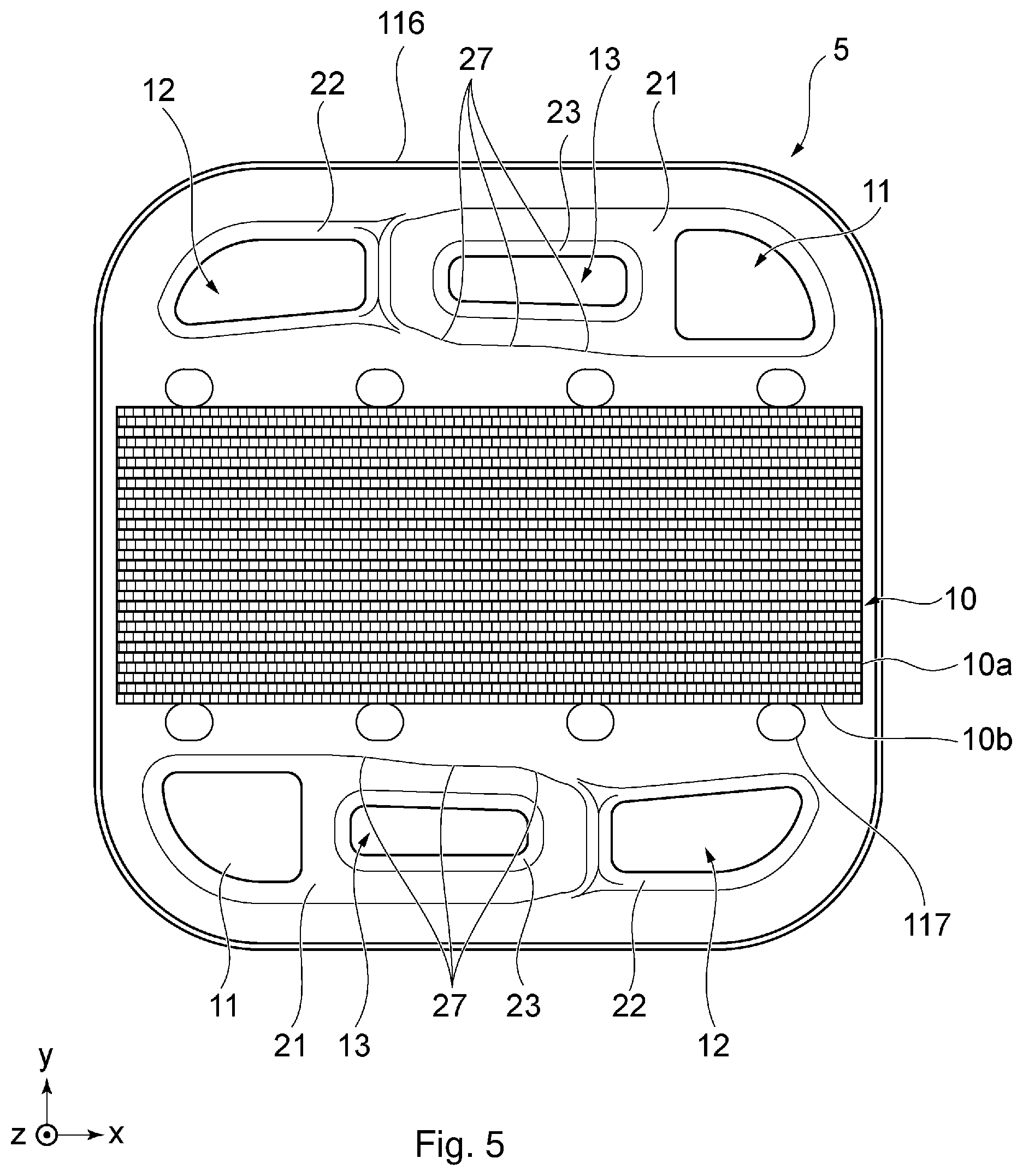 Patent US12366418 Figure 5 – Heat exchanger