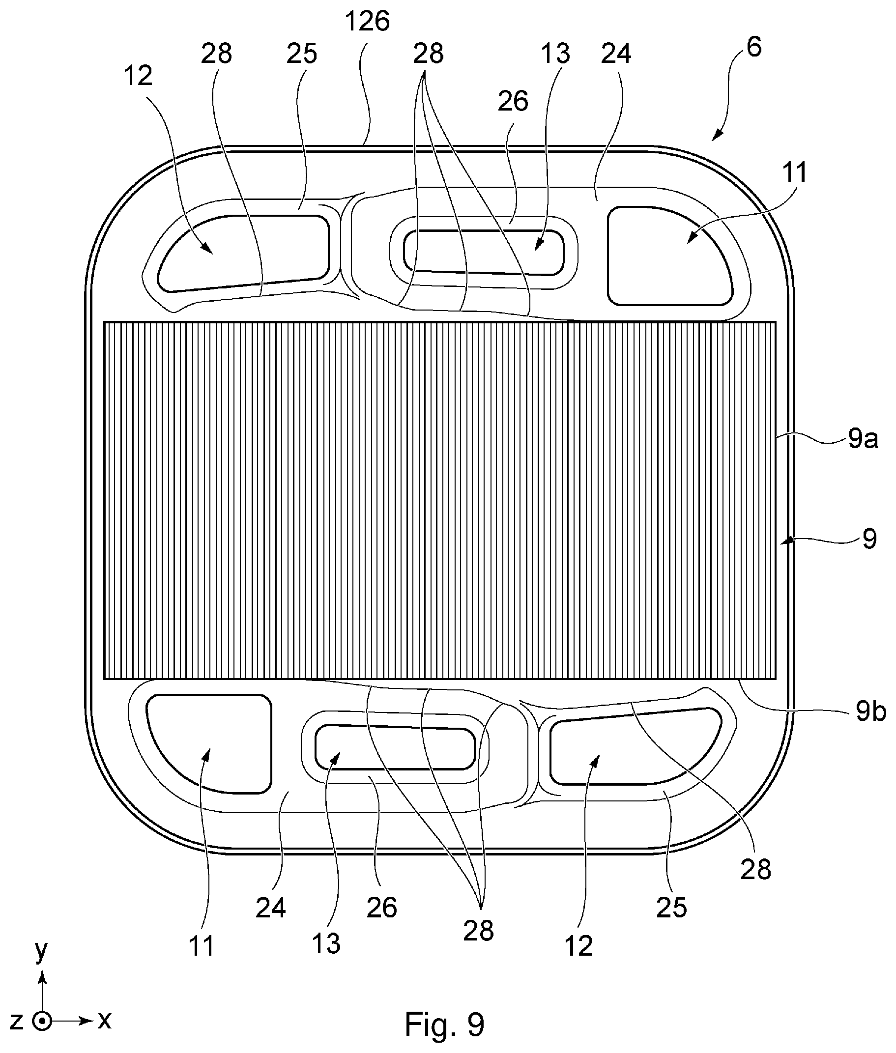 Patent US12366418 Figure 9 – Heat exchanger
