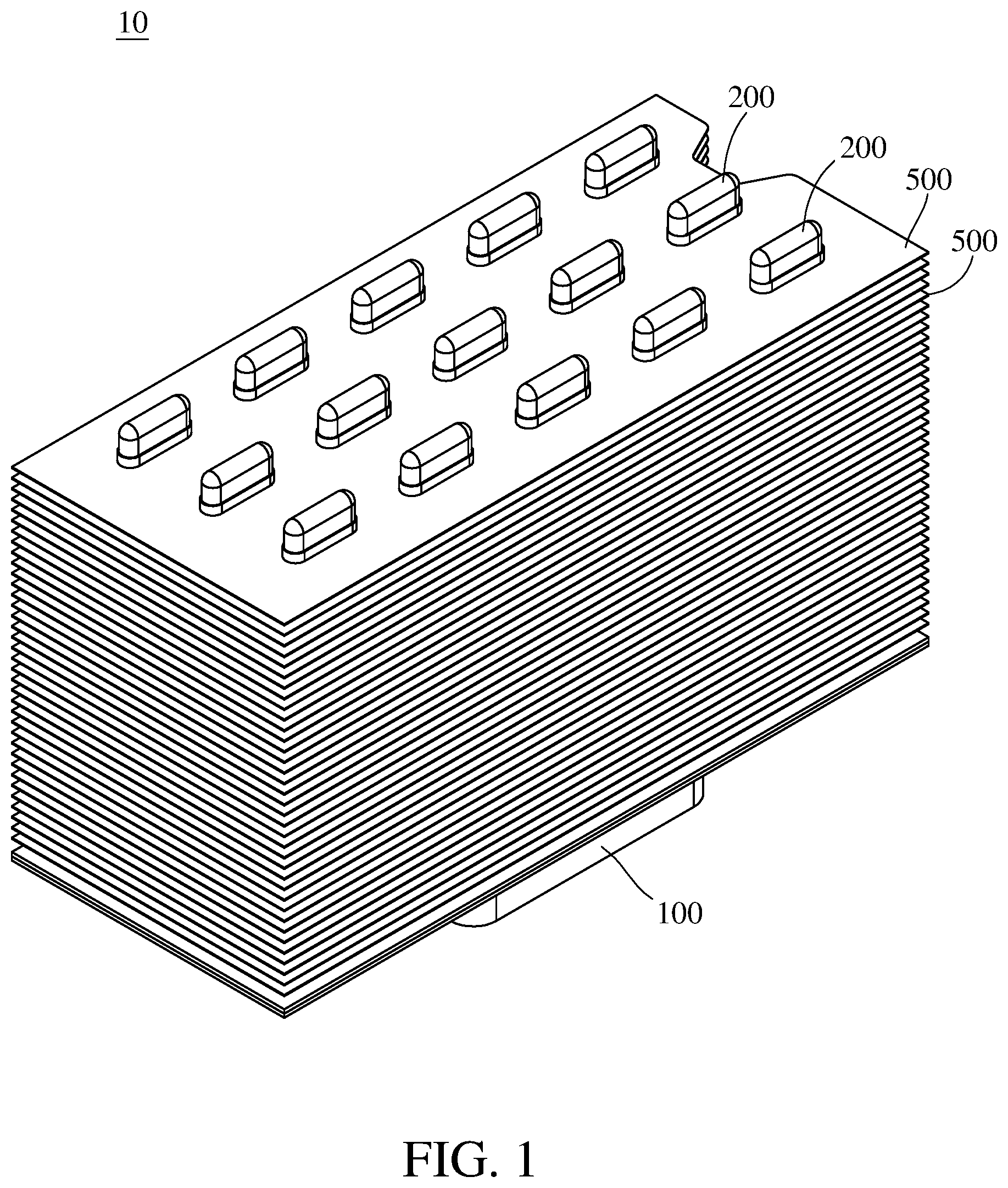 Patent US12366419 Figure 1 – Three-dimensional heat transfer device