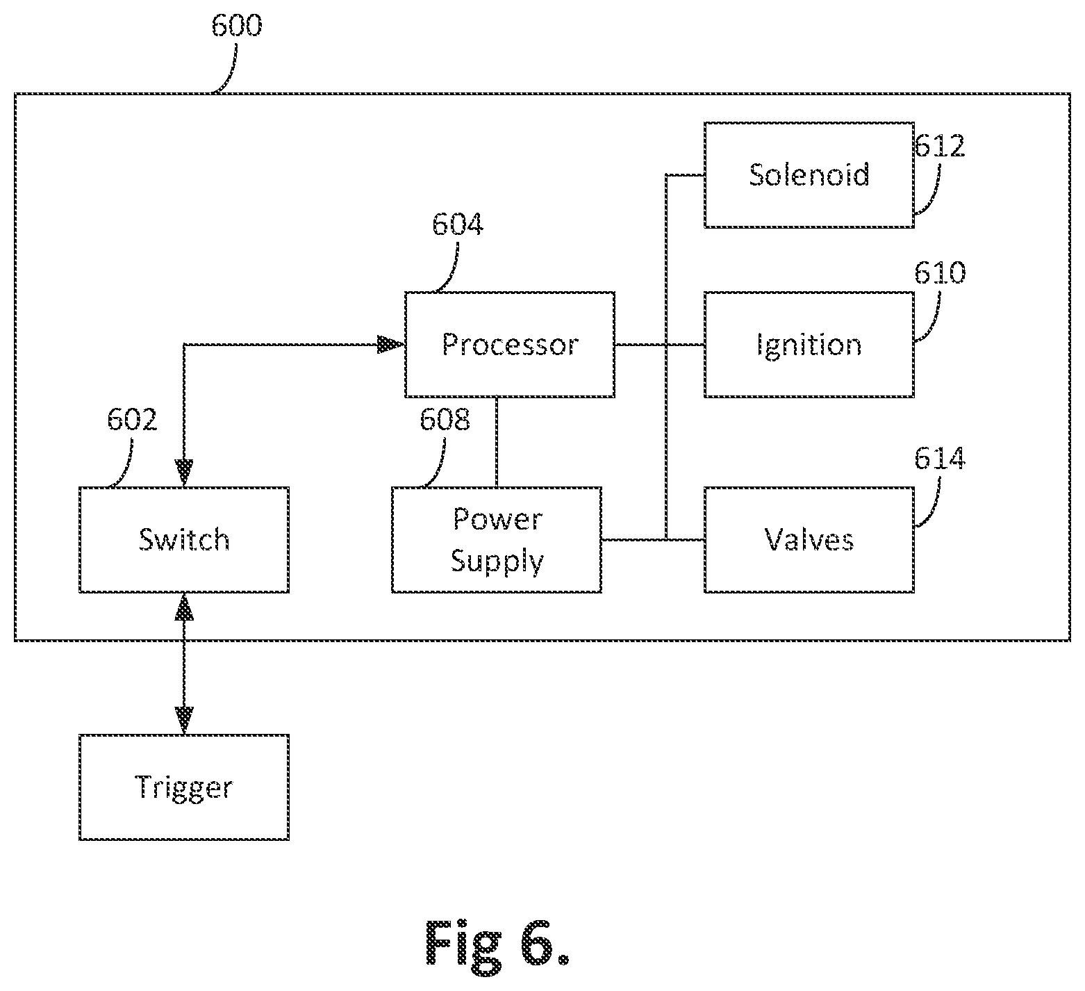 Patent US12366423 Figure 6 – Fuel powered paintball marker