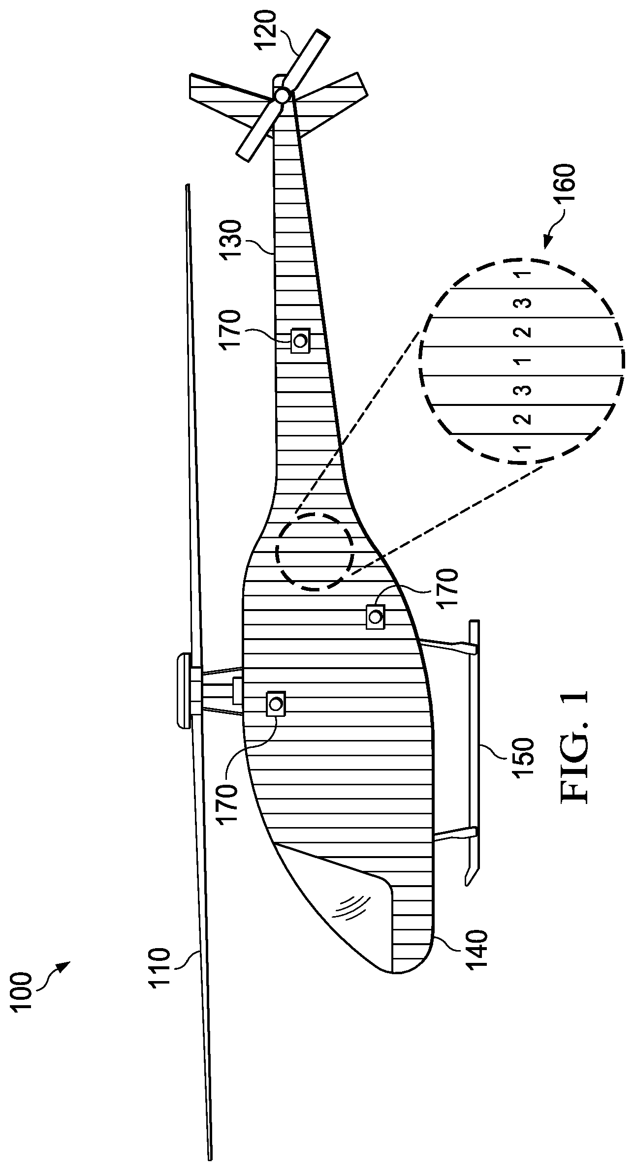 Patent US12366432 Figure 1 – Active aircraft visual cloaking system