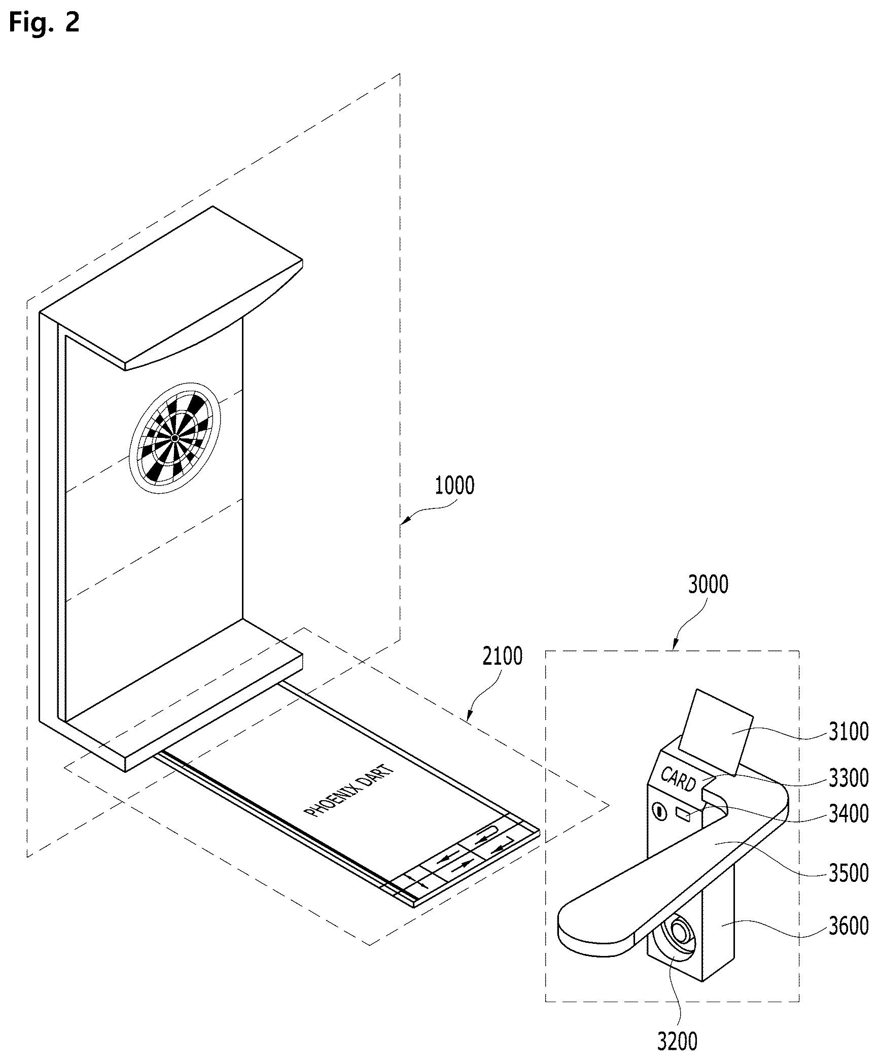 Patent US12366435 Figure 2 – Dart game apparatus and dart game system comprising illumination unit