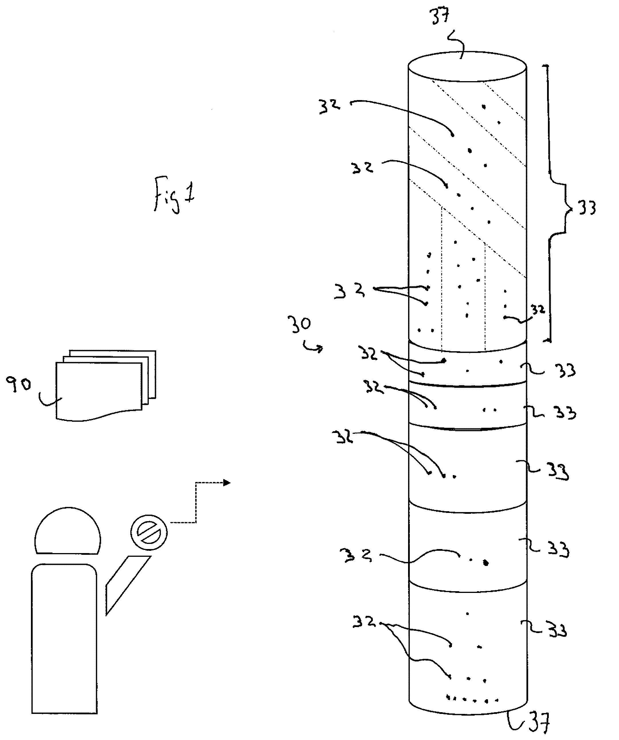 Patent US12366436 Figure 1 – Nonfragmentation multiple vector munition