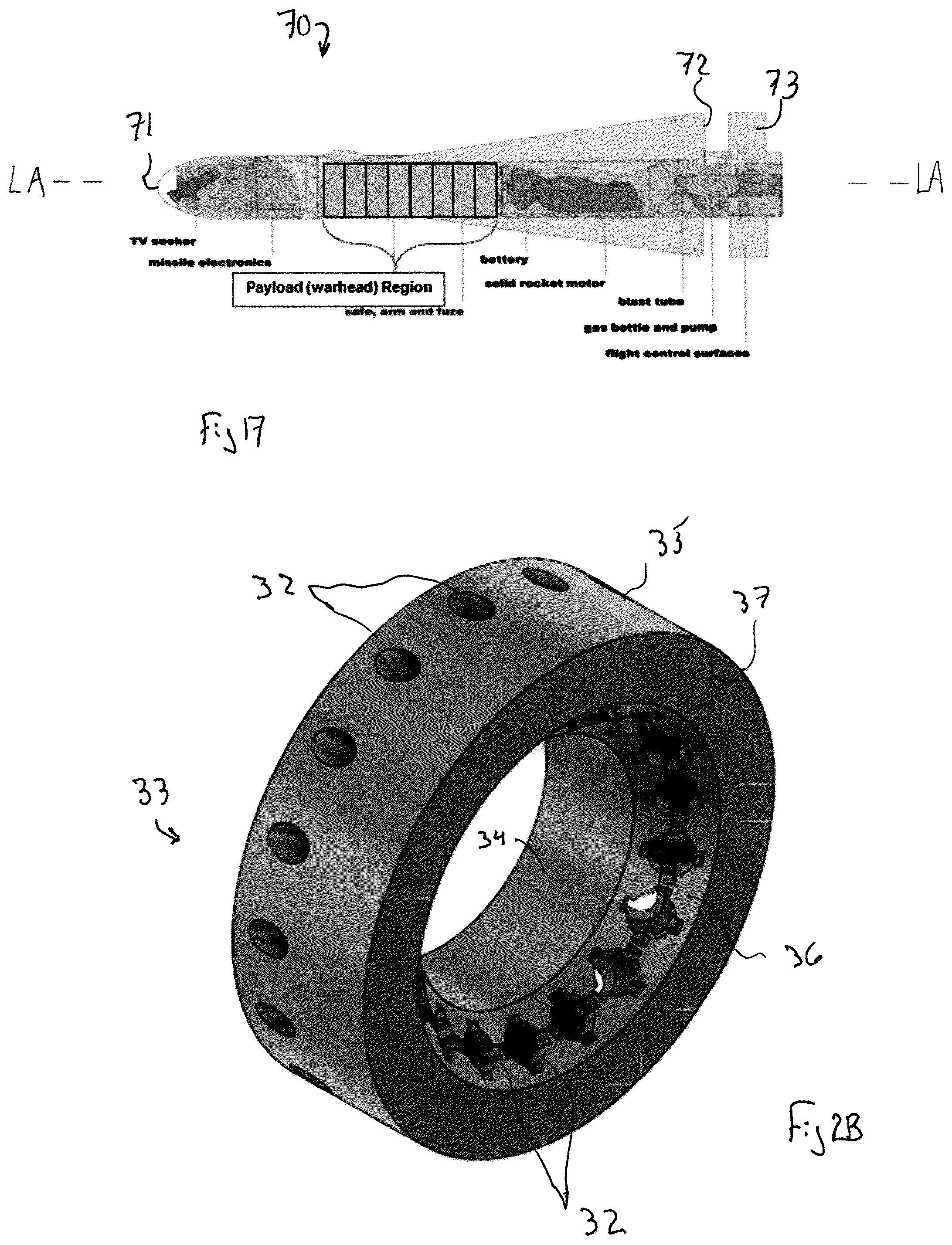 Patent US12366436 Figure 3 – Nonfragmentation multiple vector munition