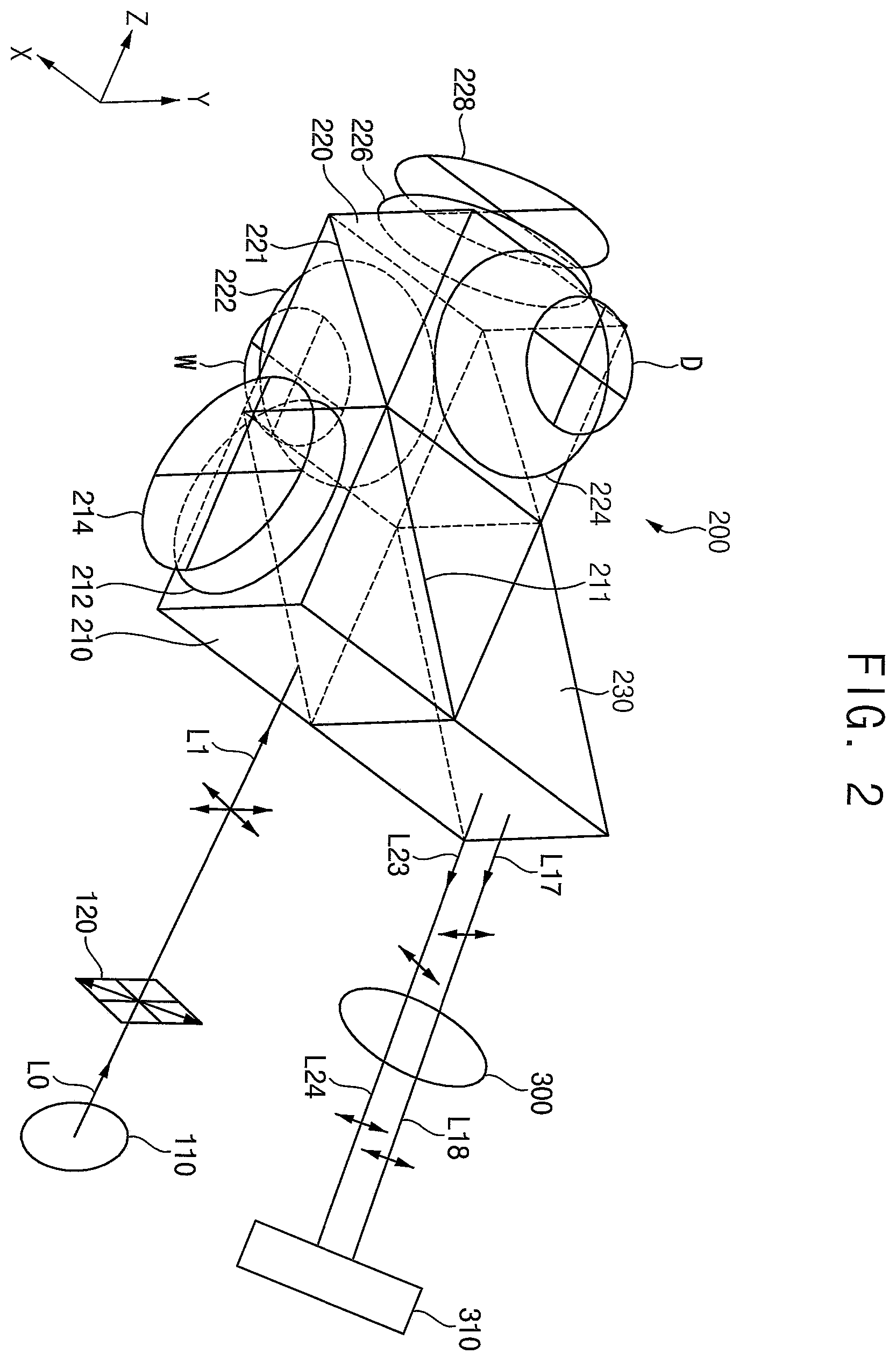Patent US12366444 Figure 2 – Optical assembly for parallelism measurement, optical apparatus including the same, die bonding system and die bonding method using the same