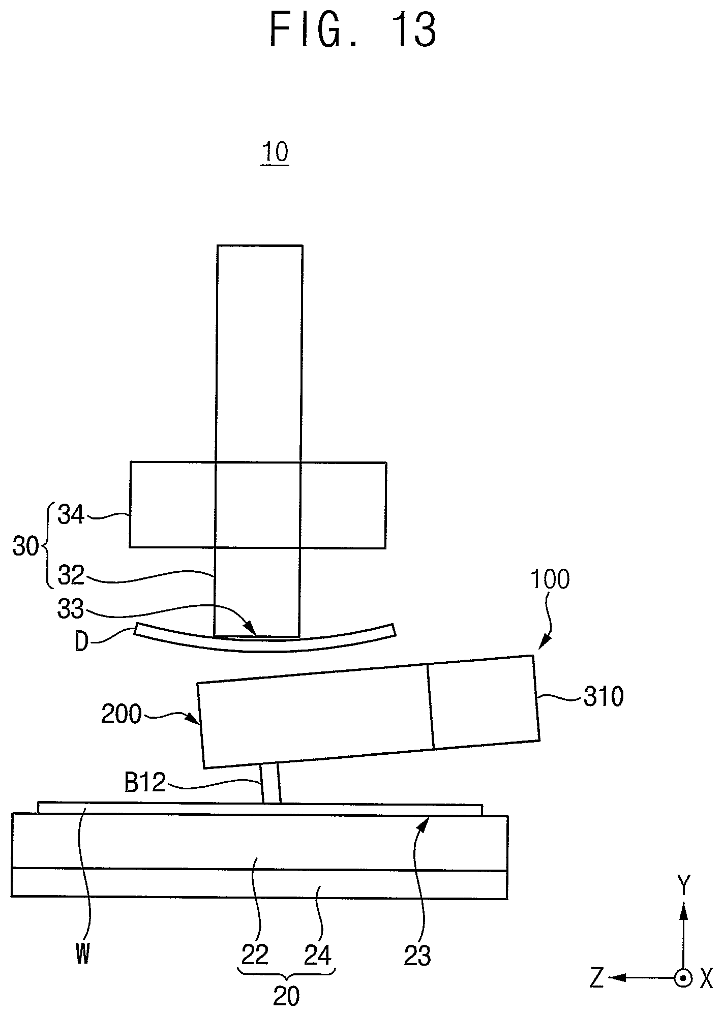 Patent US12366444 Figure 15 – Optical assembly for parallelism measurement, optical apparatus including the same, die bonding system and die bonding method using the same