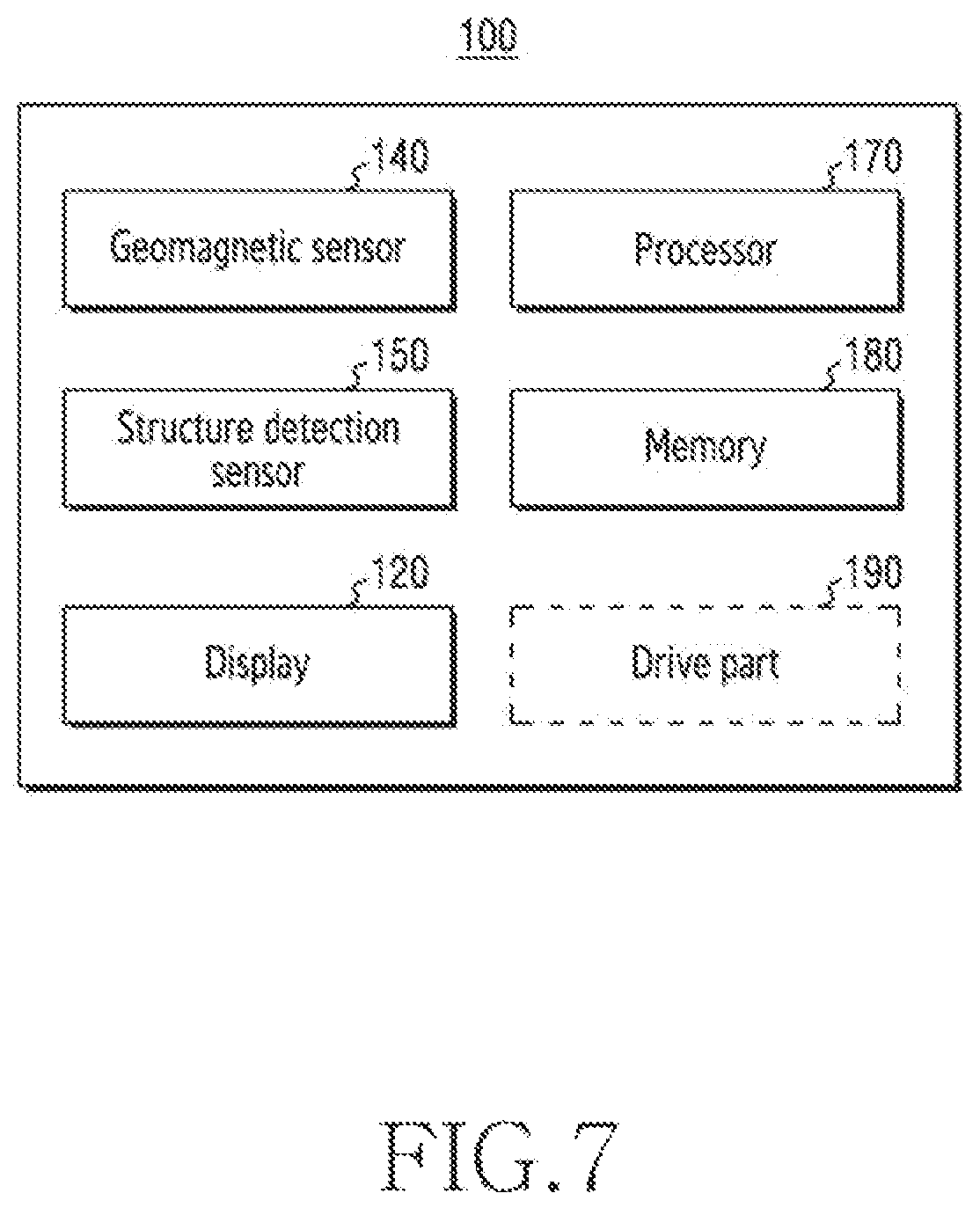 Patent US12366448 Figure 10 – Electronic device and method for correcting geomagnetic data
