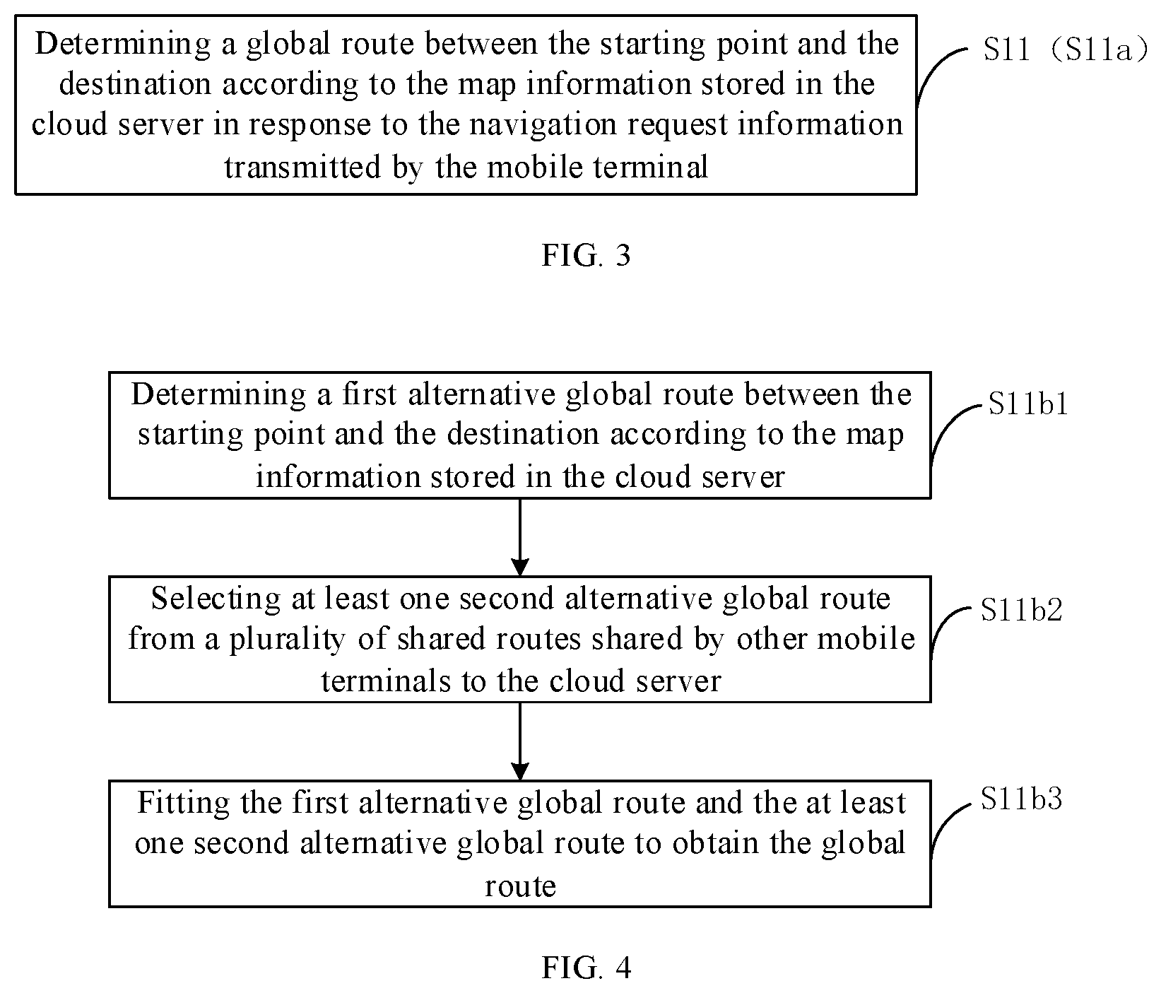 Patent US12366454 Figure 3 – Navigation method and system, cloud server, mobile terminal, electronic device and medium