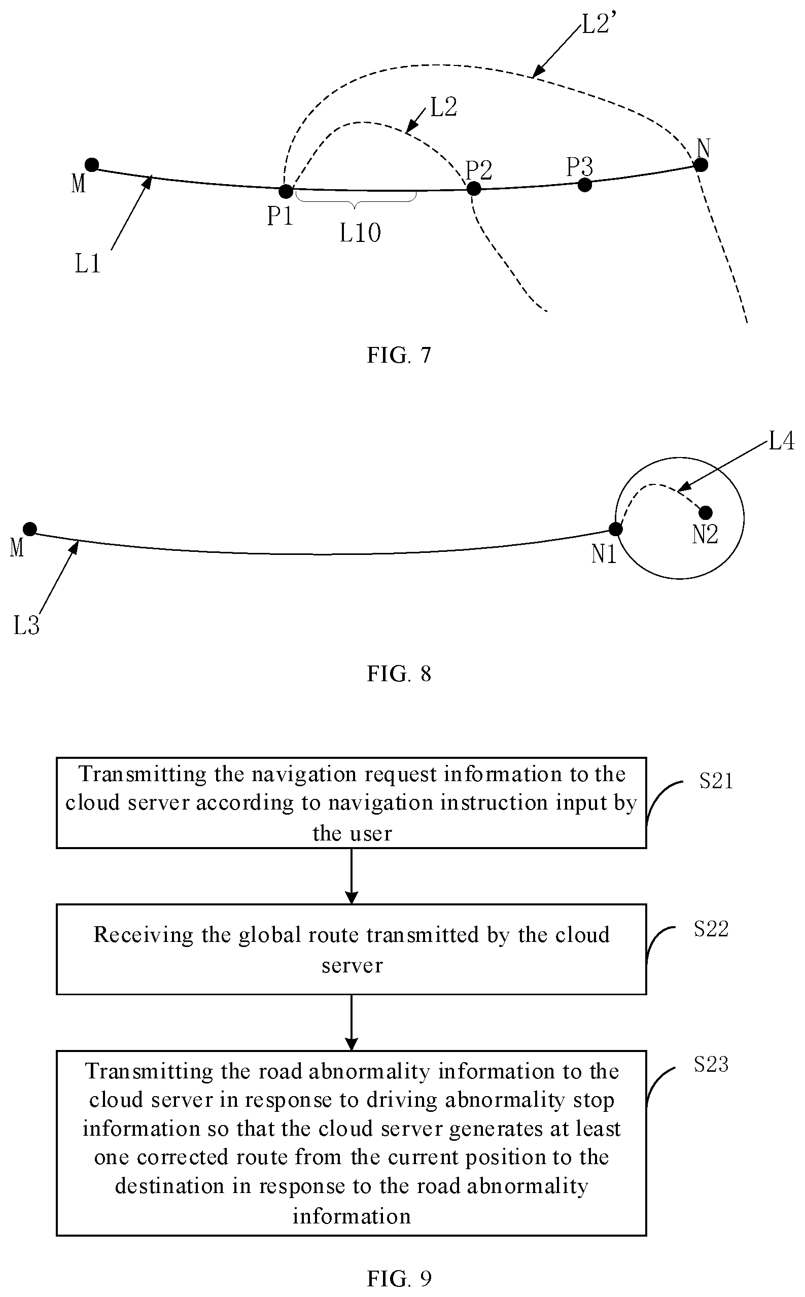Patent US12366454 Figure 5 – Navigation method and system, cloud server, mobile terminal, electronic device and medium